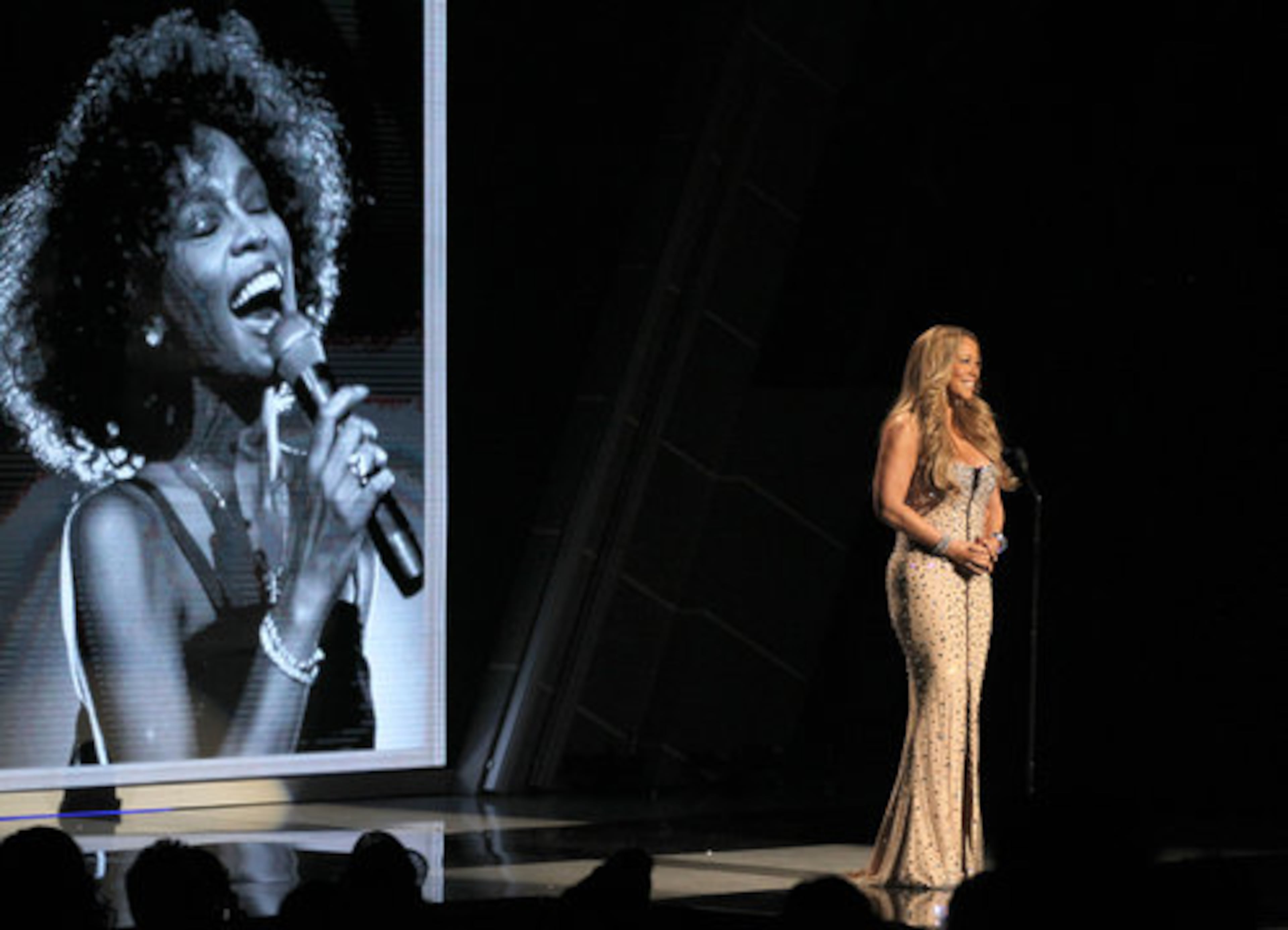 Mariah Carey opened the tribute with memories of her friend.