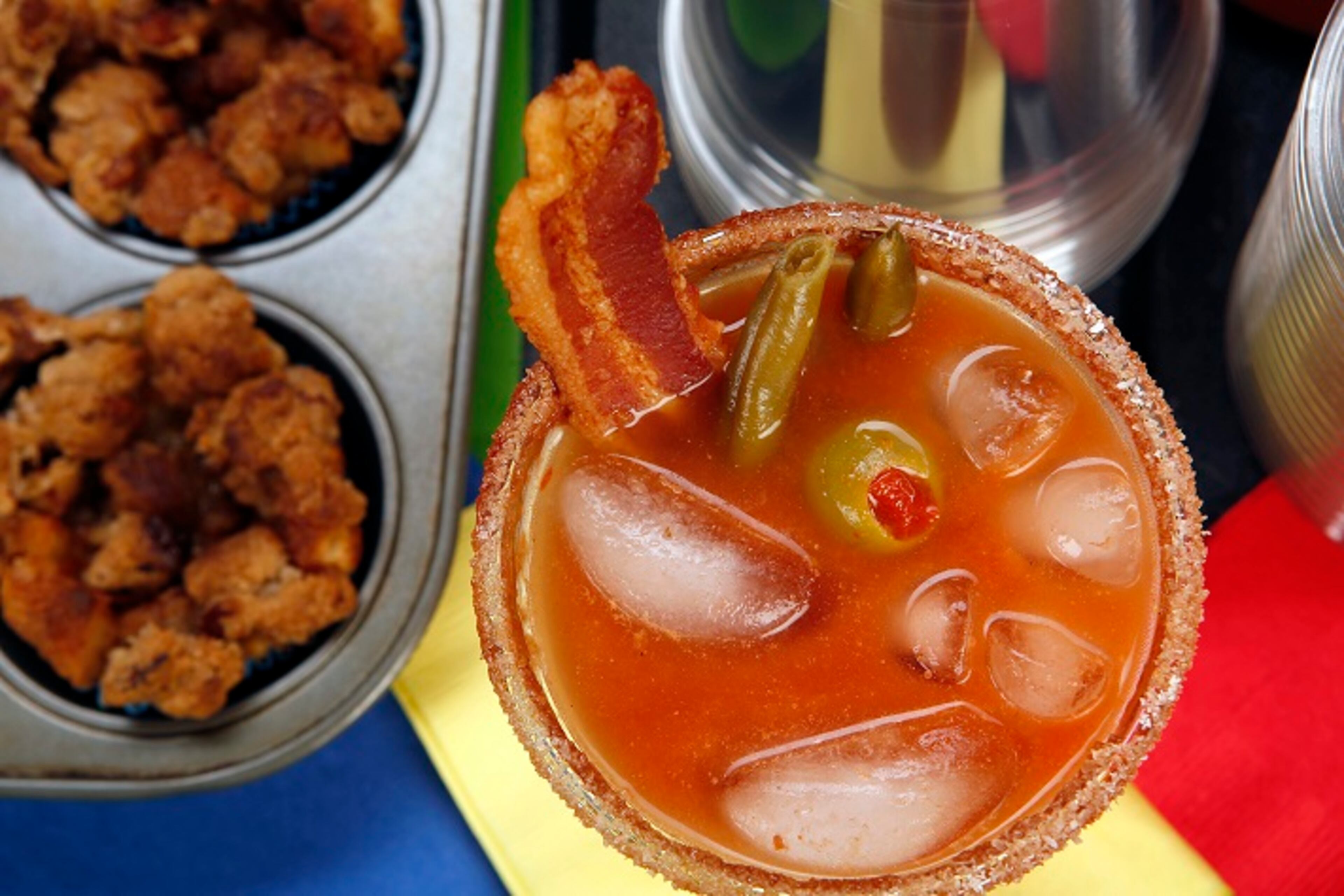 Bacon bloody mary. (Glenn Koenig/Los Angeles Times/TNS)
