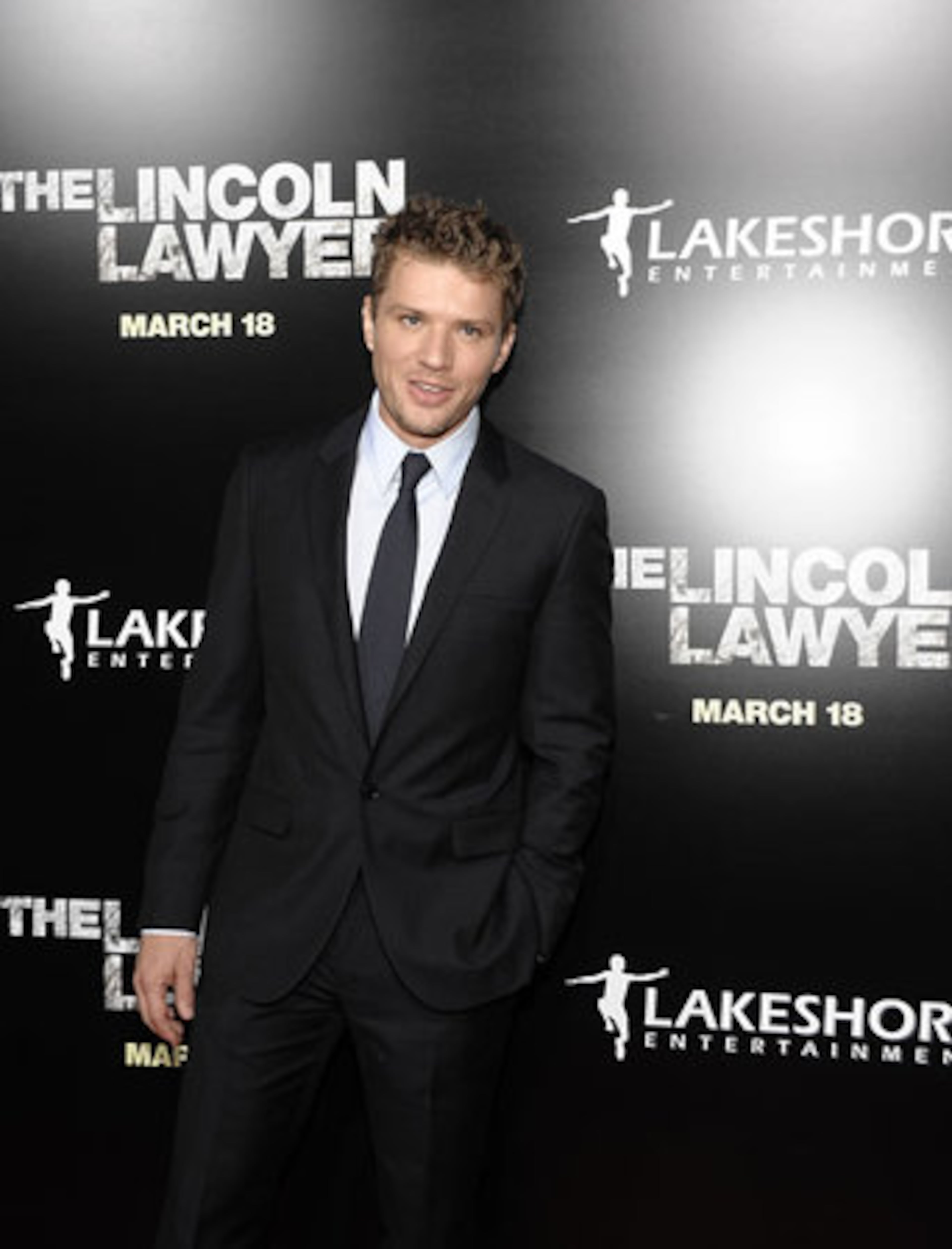 Cast member Ryan Phillippe on the red carpet.