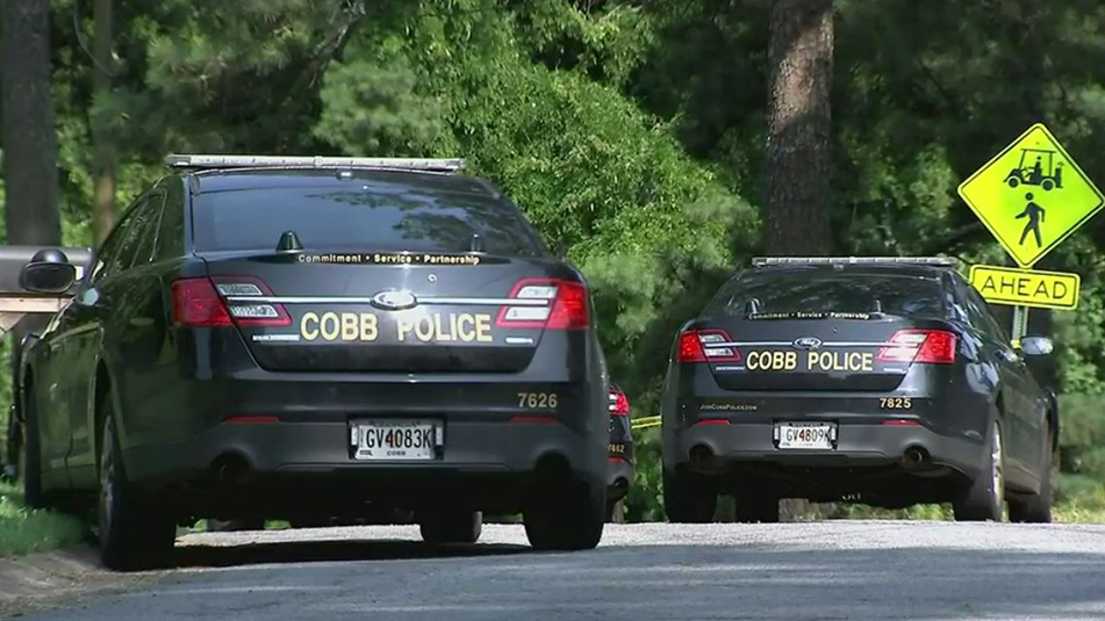 Cobb County police were at the scene of a fatal shooting Saturday, July 3, 2021, at Kennesaw’s Pinetree Country Club. On Sunday, police revealed that two other bodies were discovered in the incident on the golf course. (Photo: Channel 2 Action News)