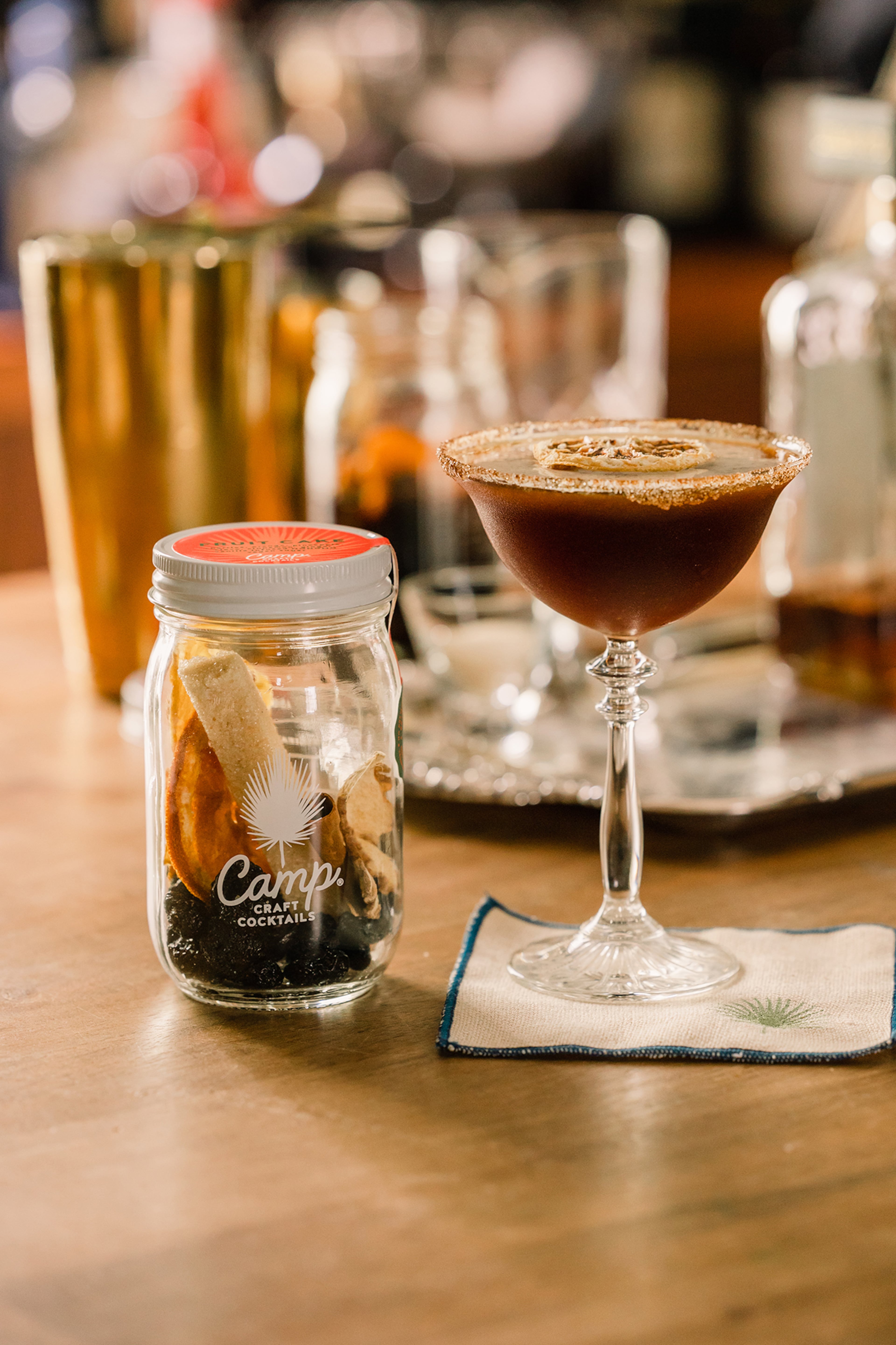 Fruitcake cocktail kit. Courtesy of Verance Photography