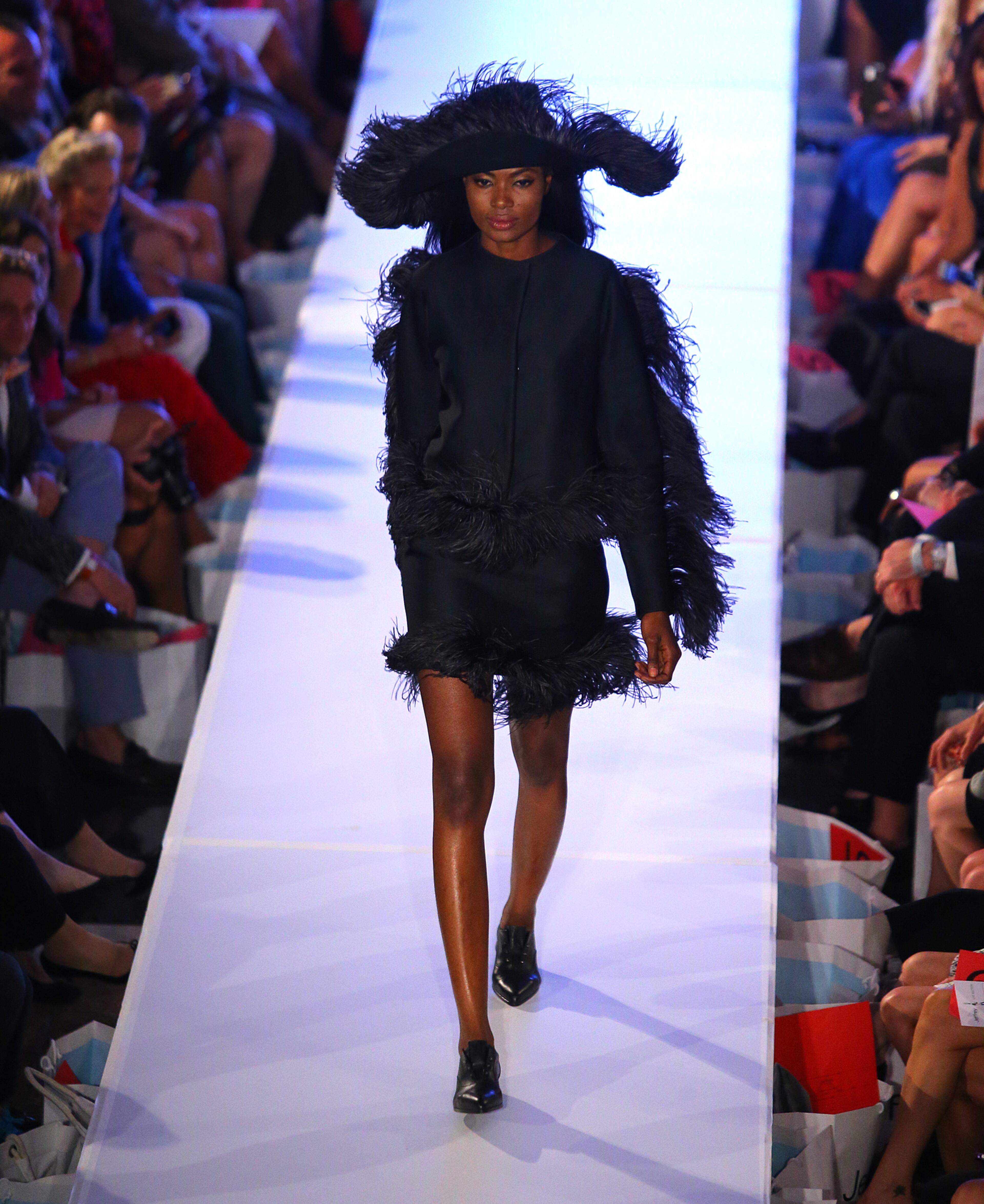 It's all about the hat during the Jeffrey Cares Fashion Show Monday, Aug. 25, 2014, in Atlanta. The show raises awareness and funds for its beneficiaries the Susan G. Komen for the Cure Greater Atlanta Affiliate and the Atlanta AIDS Fund. CURTIS COMPTON / CCOMPTON@AJC.COM