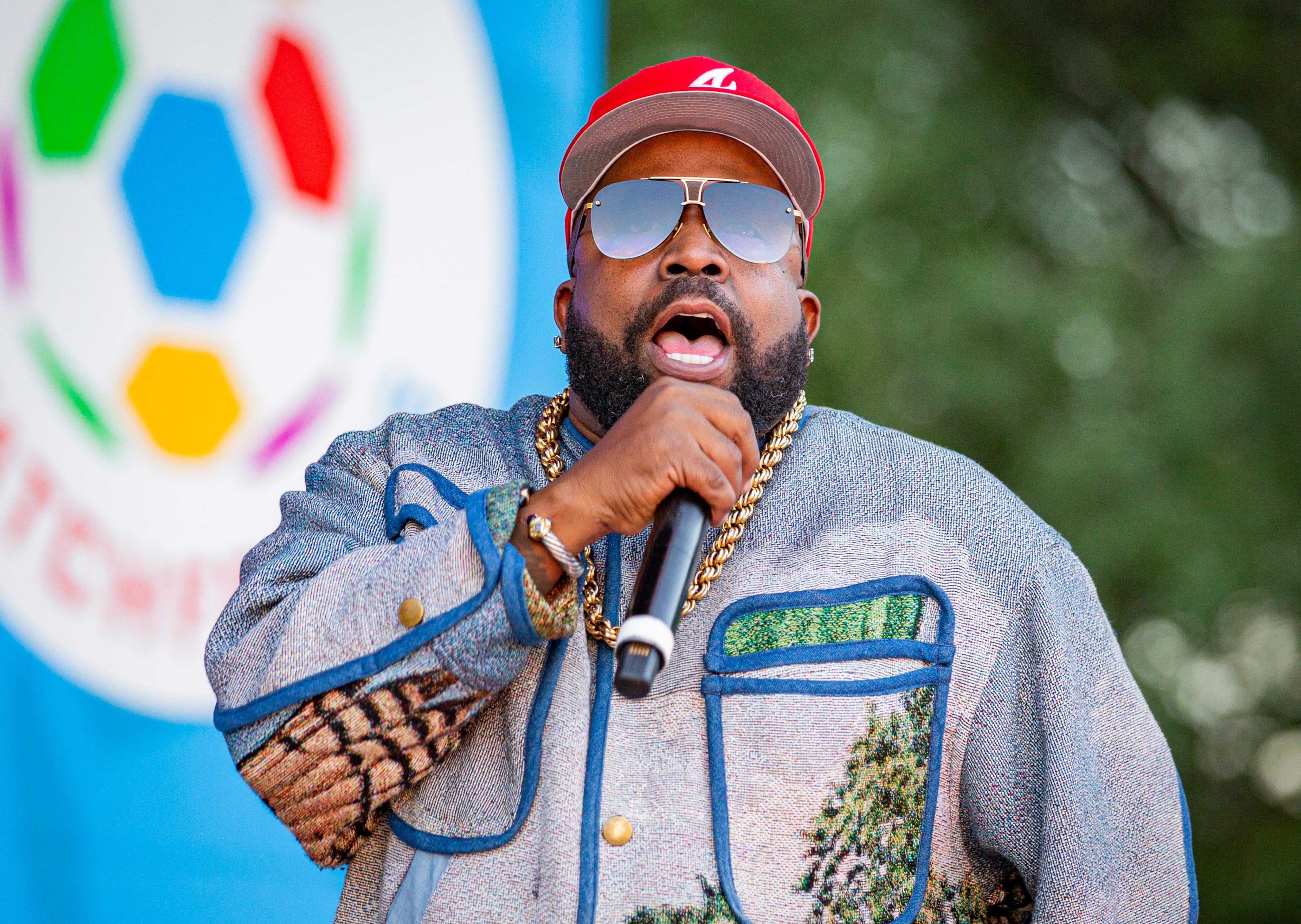 Big Boi plays to his hometown crowd, kicking off Decatur WatchFest '26 on Thursday, June 11, 2026 at Decatur Square. (Ryan Fleisher for the AJC)