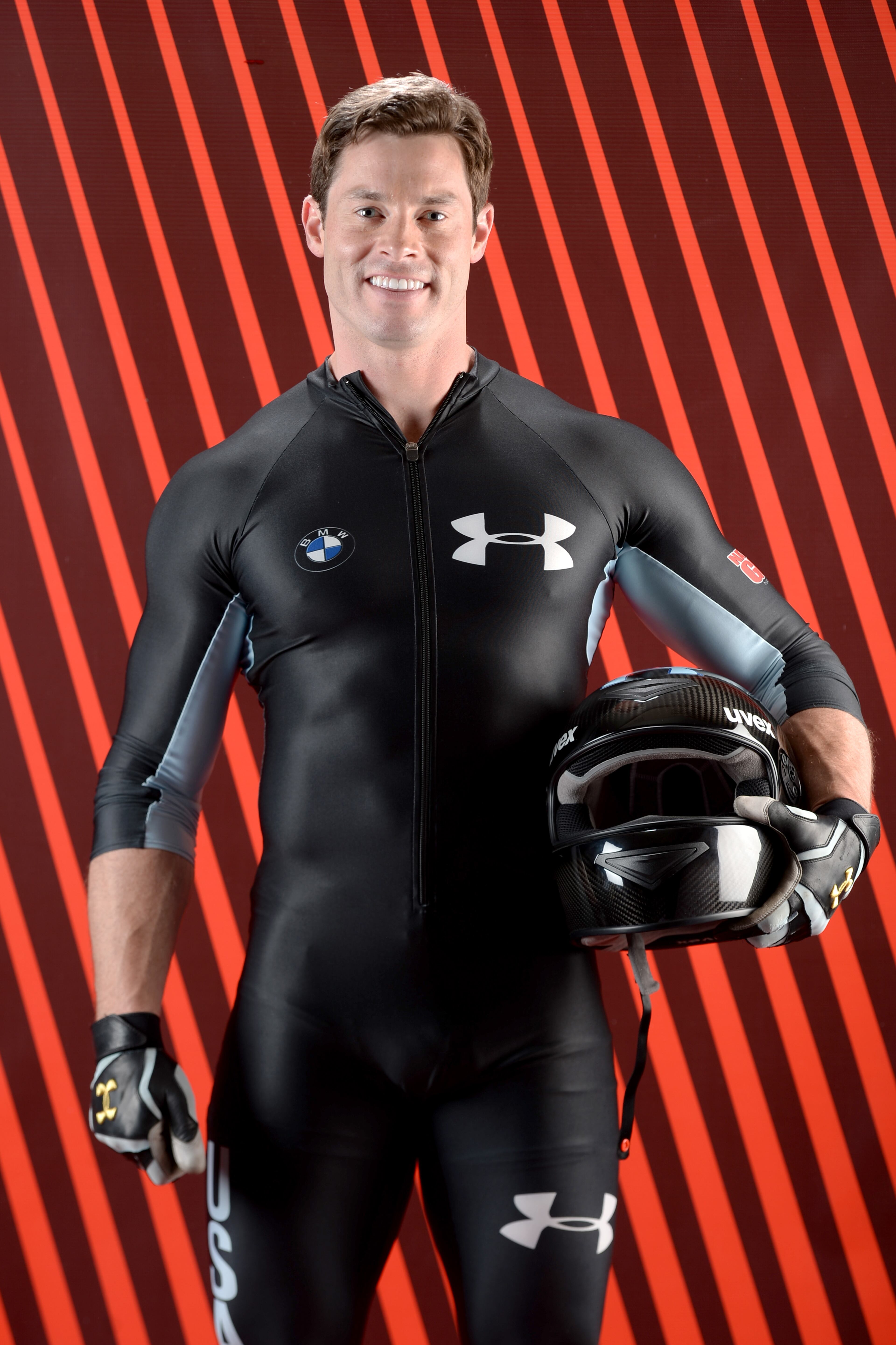 PARK CITY, UT - SEPTEMBER 29: Bobsledder Steve Langton poses for a portrait during the USOC Media Summit ahead of the Sochi 2014 Winter Olympics on September 29, 2013 in Park City, Utah. (Photo by Harry How/Getty Images)