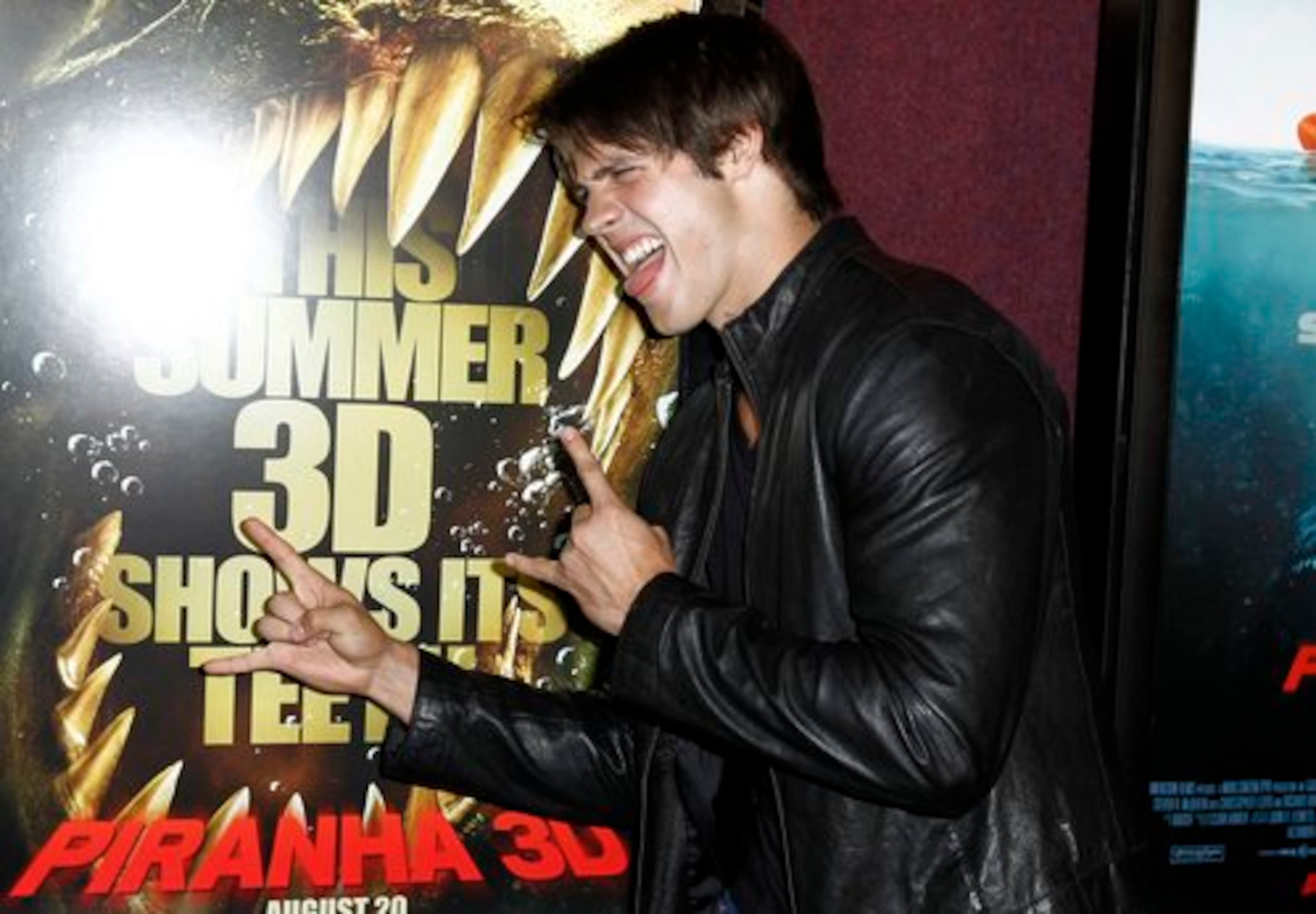 Cast member Steve McQueen arrives at the premiere of "Piranha 3D" in Los Angeles.