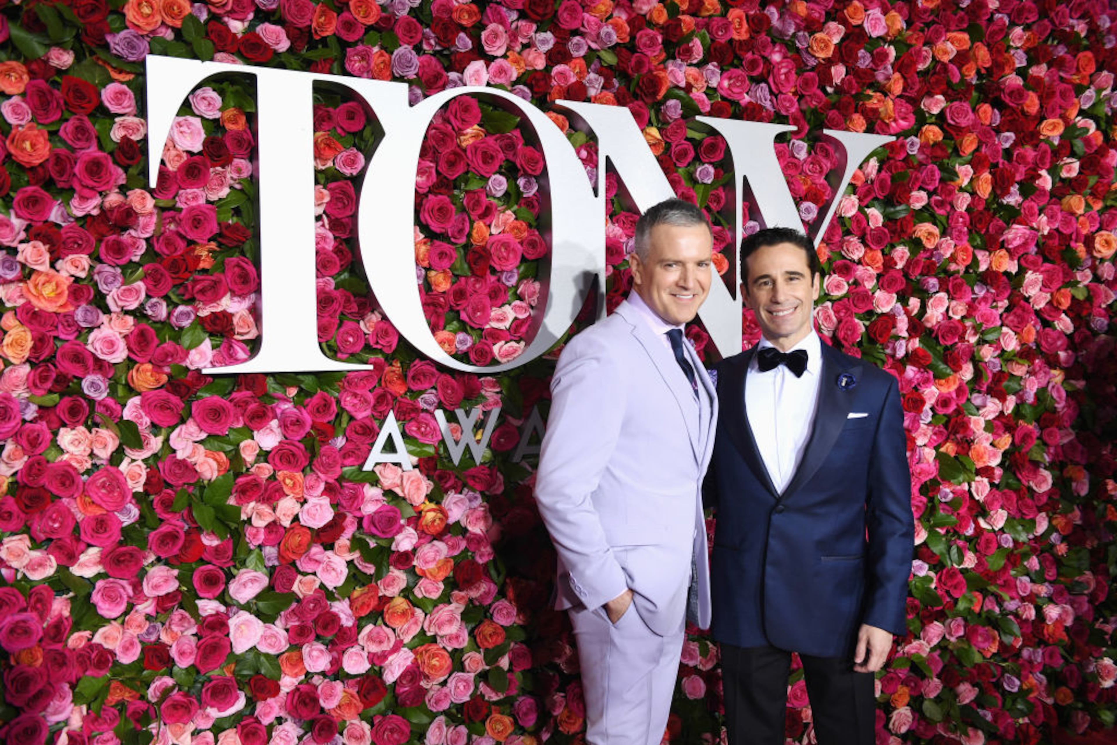 NEW YORK, NY - JUNE 10: (L-R) Stephen Bienskie and Christopher Gattelli attend the 72nd Annual Tony Awards at Radio City Music Hall on June 10, 2018 in New York City. (Photo by Larry Busacca/Getty Images for Tony Awards Productions)