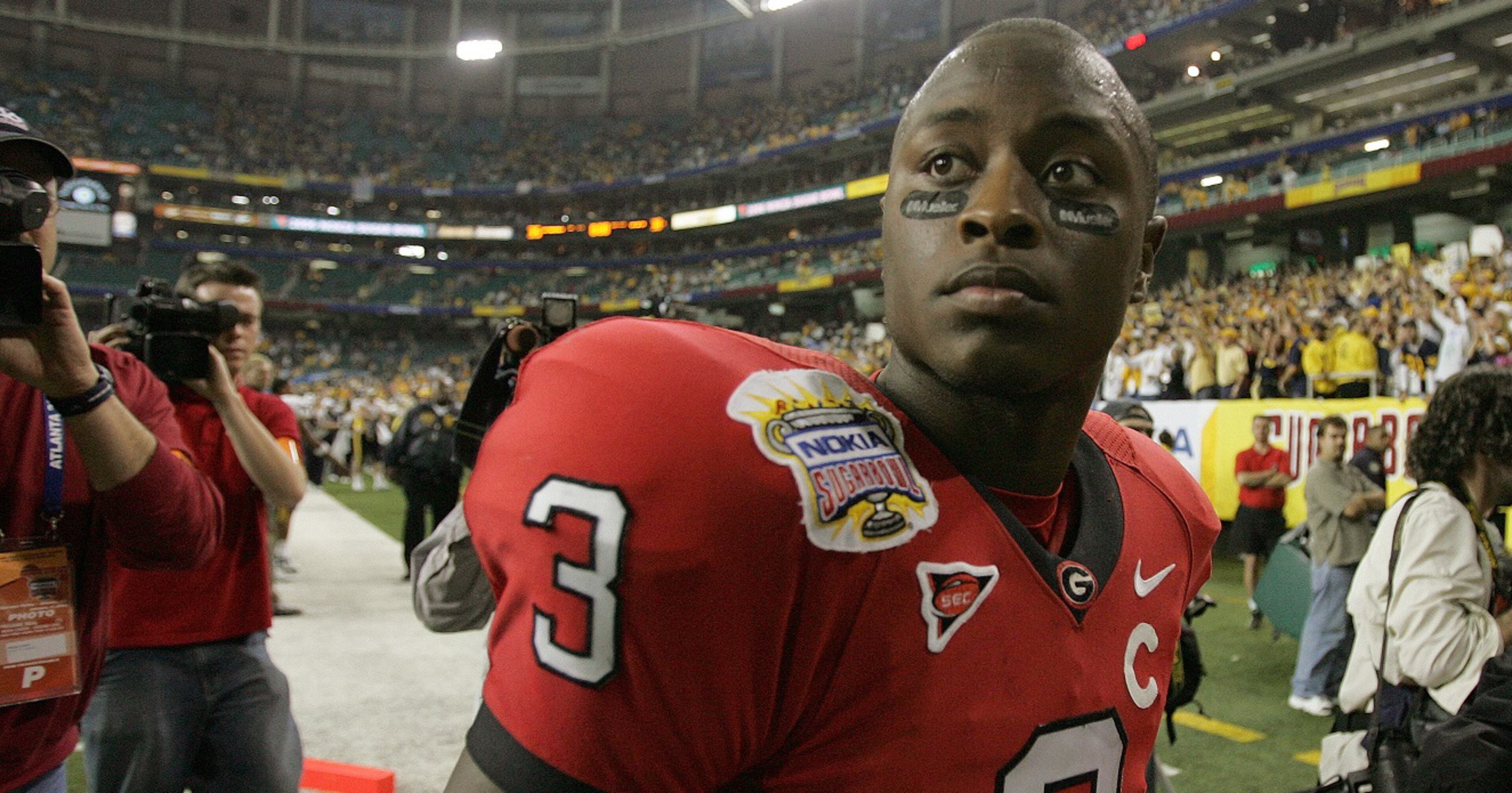 Georgia quarterback D.J. Shockley. (BRANT SANDERLIN/AJC file)