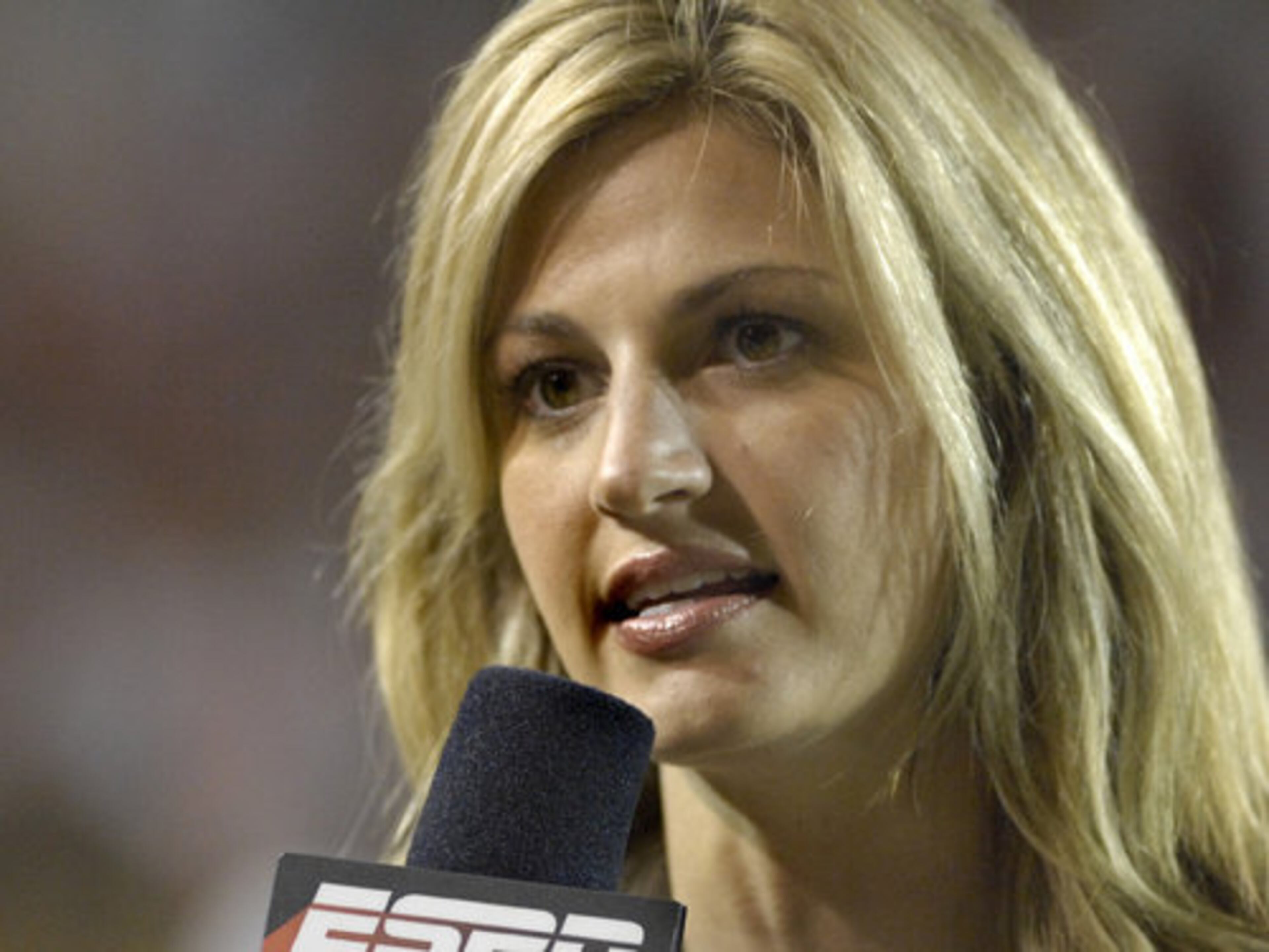 Erin Andrews' popularity soared on ESPN. But her careers included stops with FSN Florida, the Sunshine Network and a studio host for Turner Sports, covering the Atlanta Braves and college football for TBS.