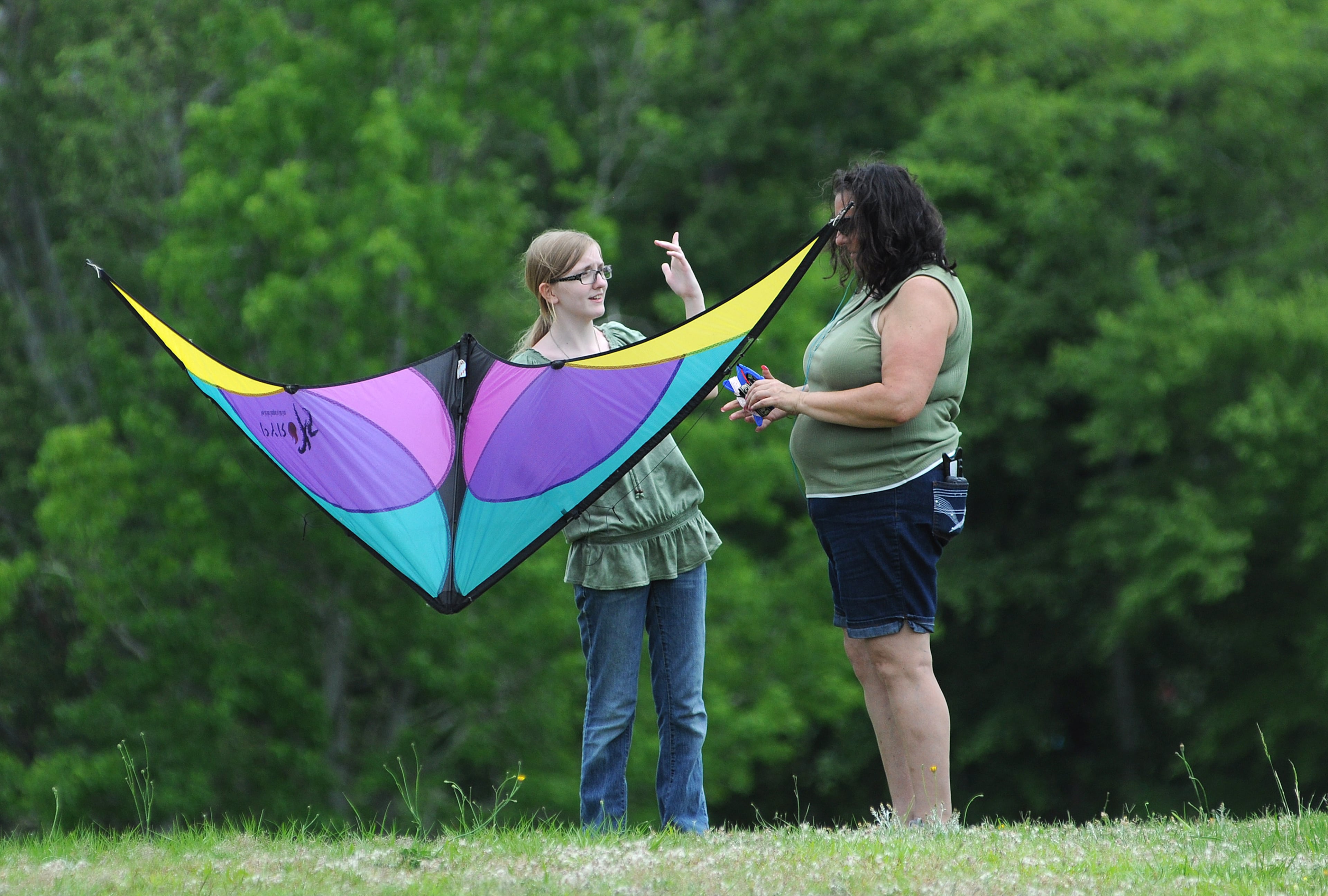 2-year-old Nye chose cotton candy over kite flying.