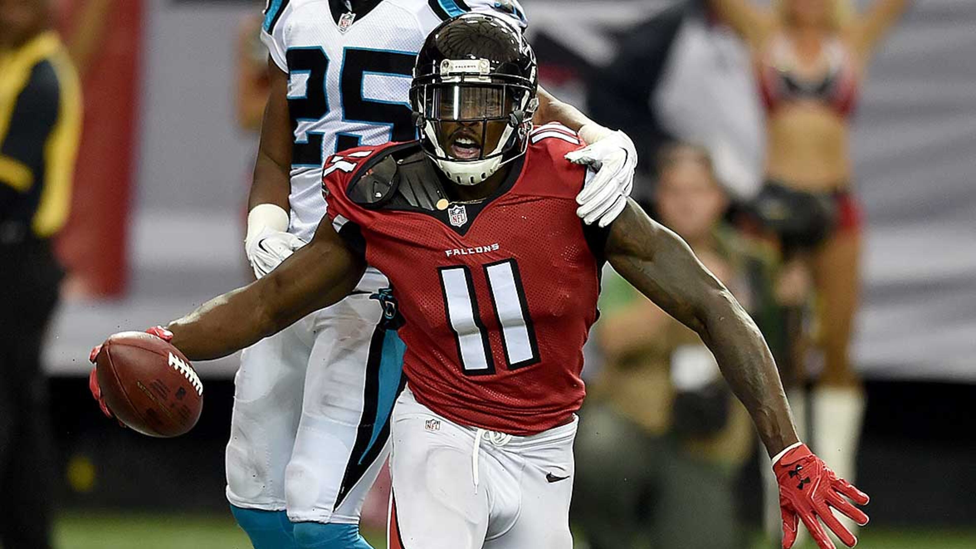 Julio Jones missed practice Thursday and is questionable for Sunday's game.