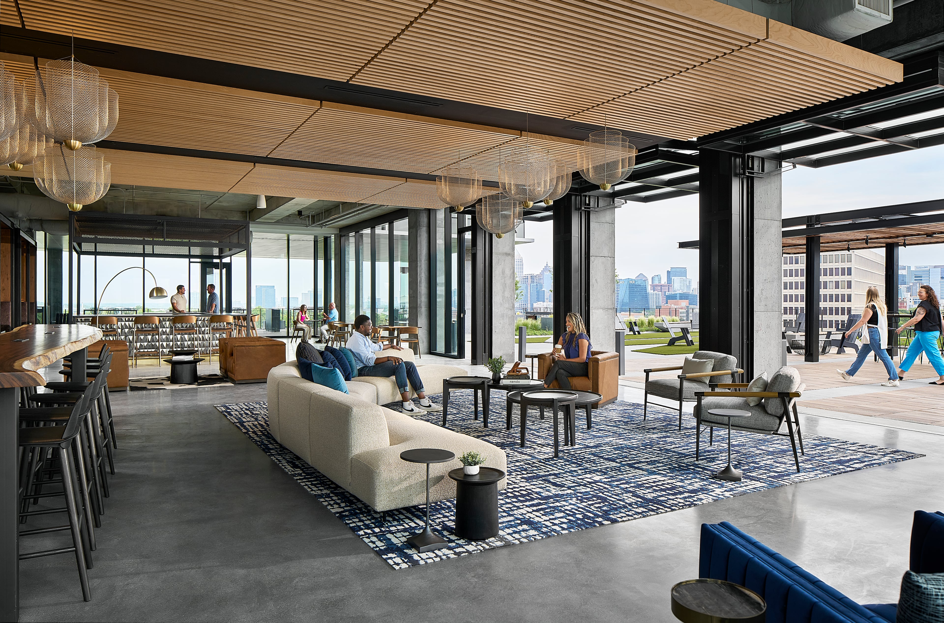 This is a photo of Science Square Labs, a newly completed building at a mixed-use development project near Georgia Tech's campus in Midtown.