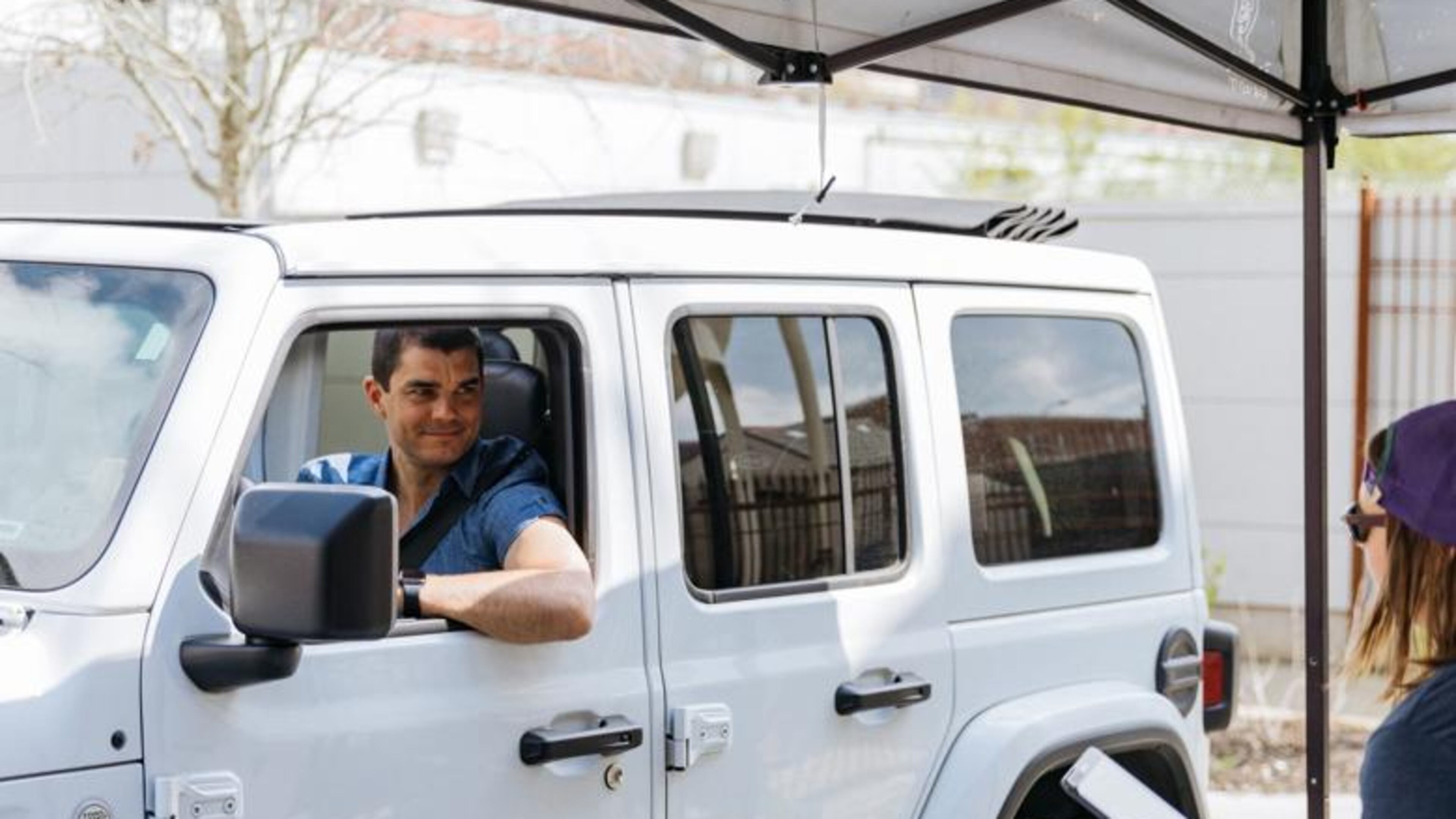 Creature Comforts CEO Chris Herron tests the drive-thru at the brewery’s Athens taproom. CONTRIBUTED BY CREATURE COMFORTS BREWING CO.