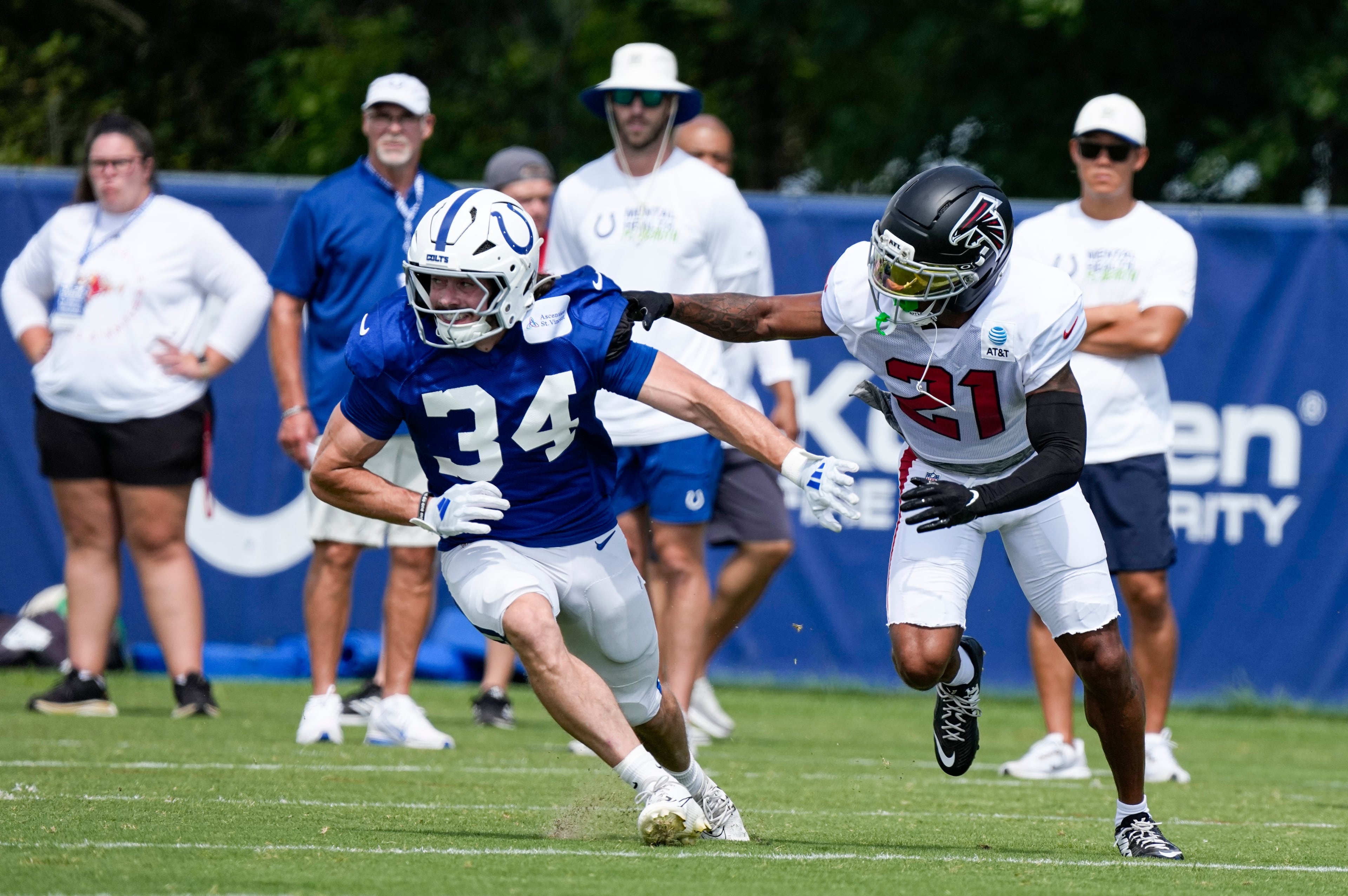 Falcons Colts Camp Football