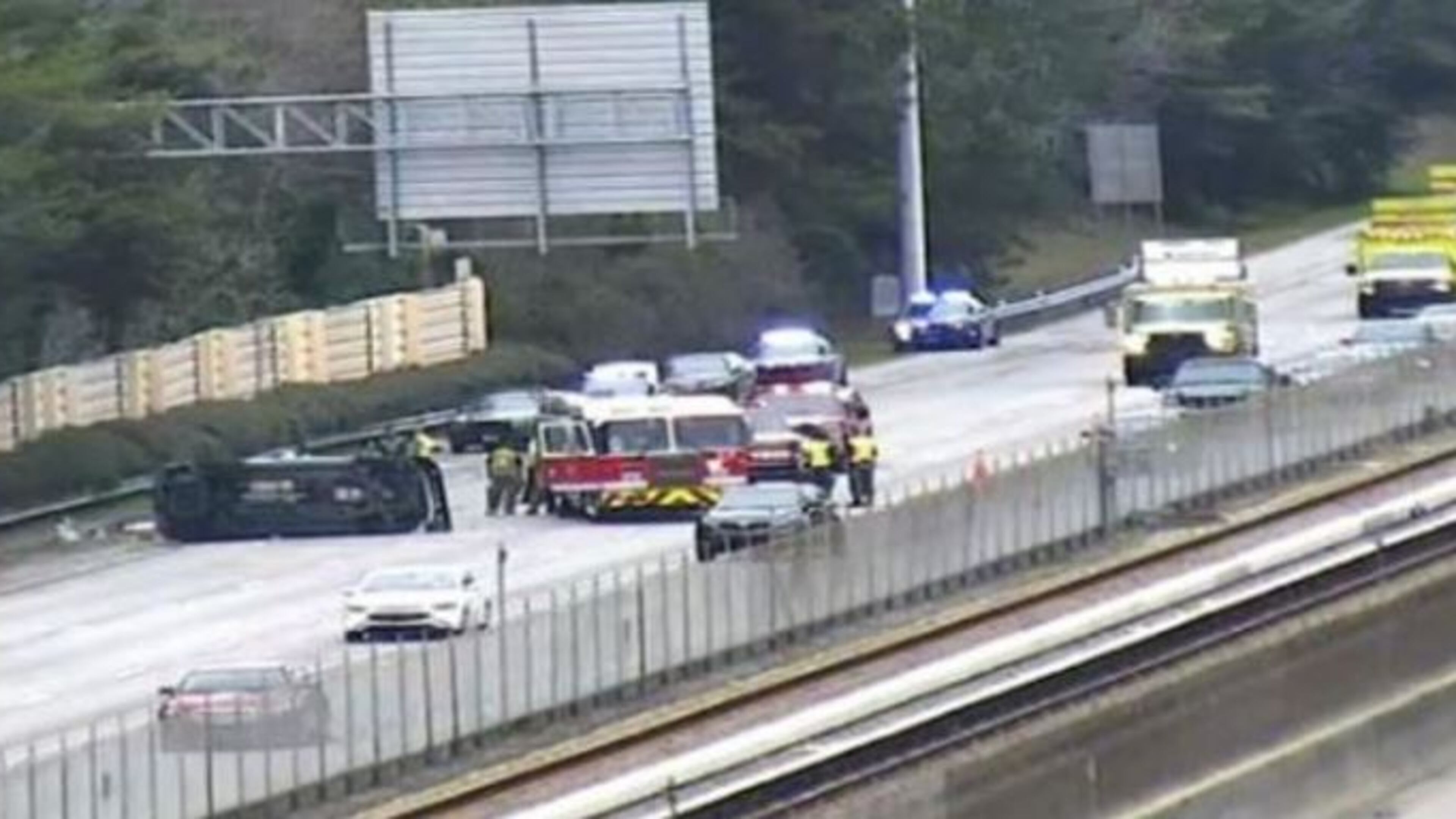 A 17-year-old boy from Doraville was killed Wednesday in a crash on Ga. 400. (Credit: Channel 2 Action News)