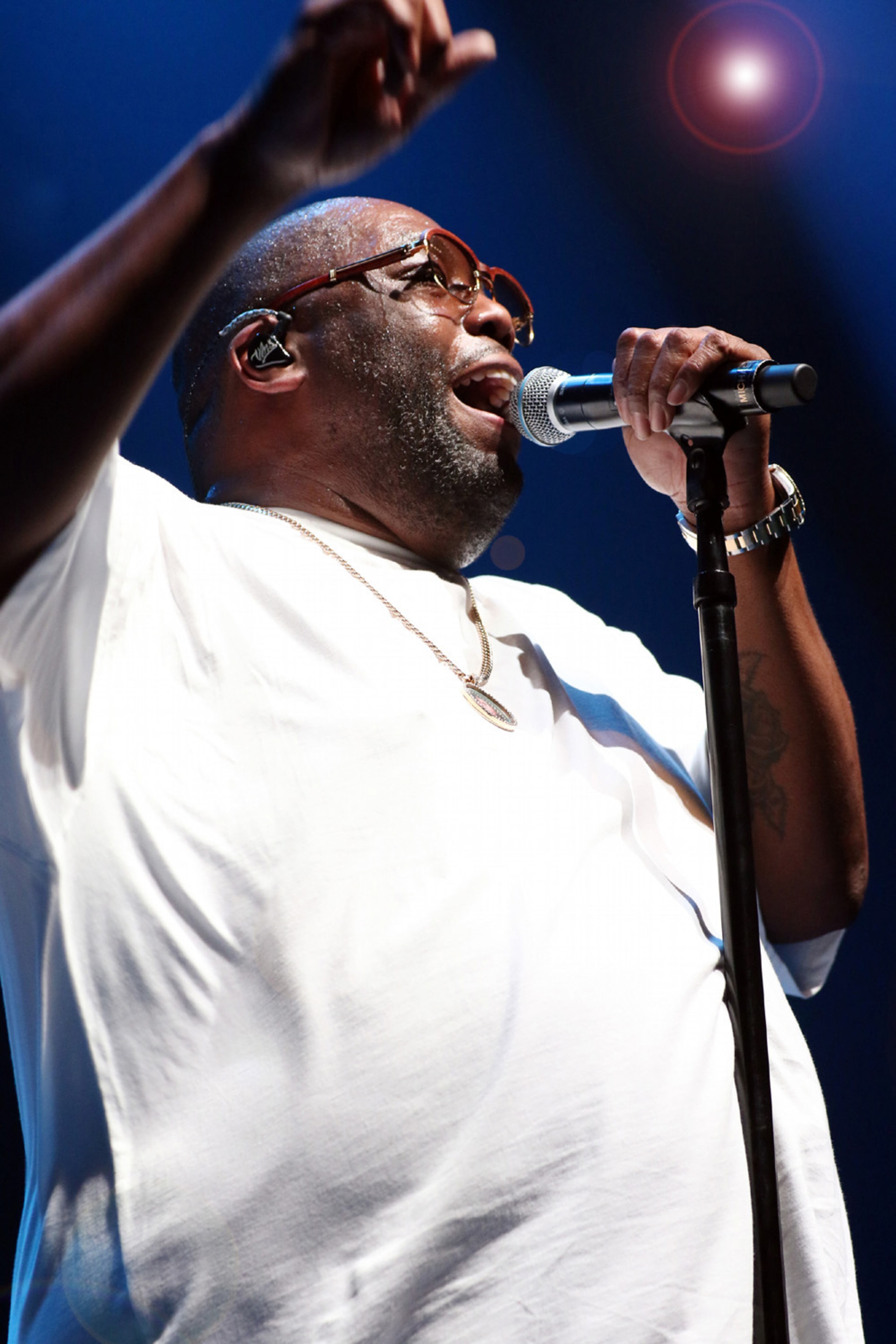 Atlanta native Killer Mike energized the sold-out Tabernacle on Thursday, July 13, 2023. Robb Cohen for the Atlanta Journal-Constitution