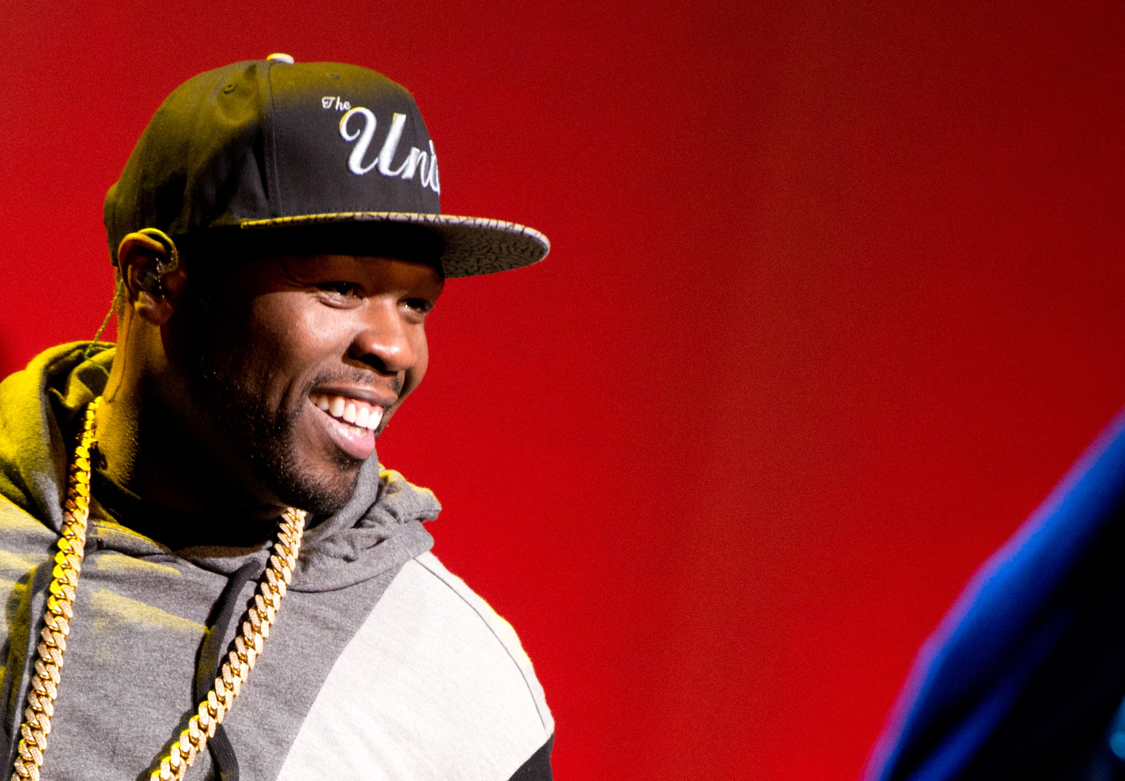 Rapper 50 Cent hda tattoo sleeves his arms removed in a bid to get more acting gigs.