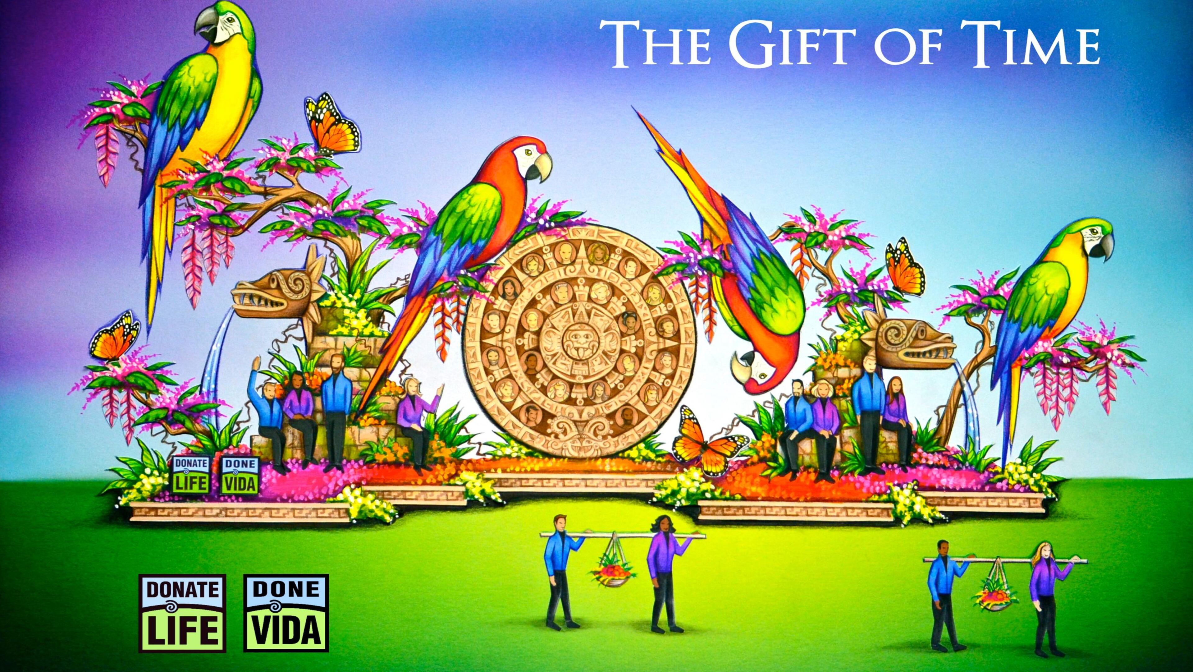 Marietta-based WellStar Health System and LifeLink of Georgia will provide the Donate Life float as a part of the Rose Parade on Jan. 1. Artist’s rendering courtesy of WellStar