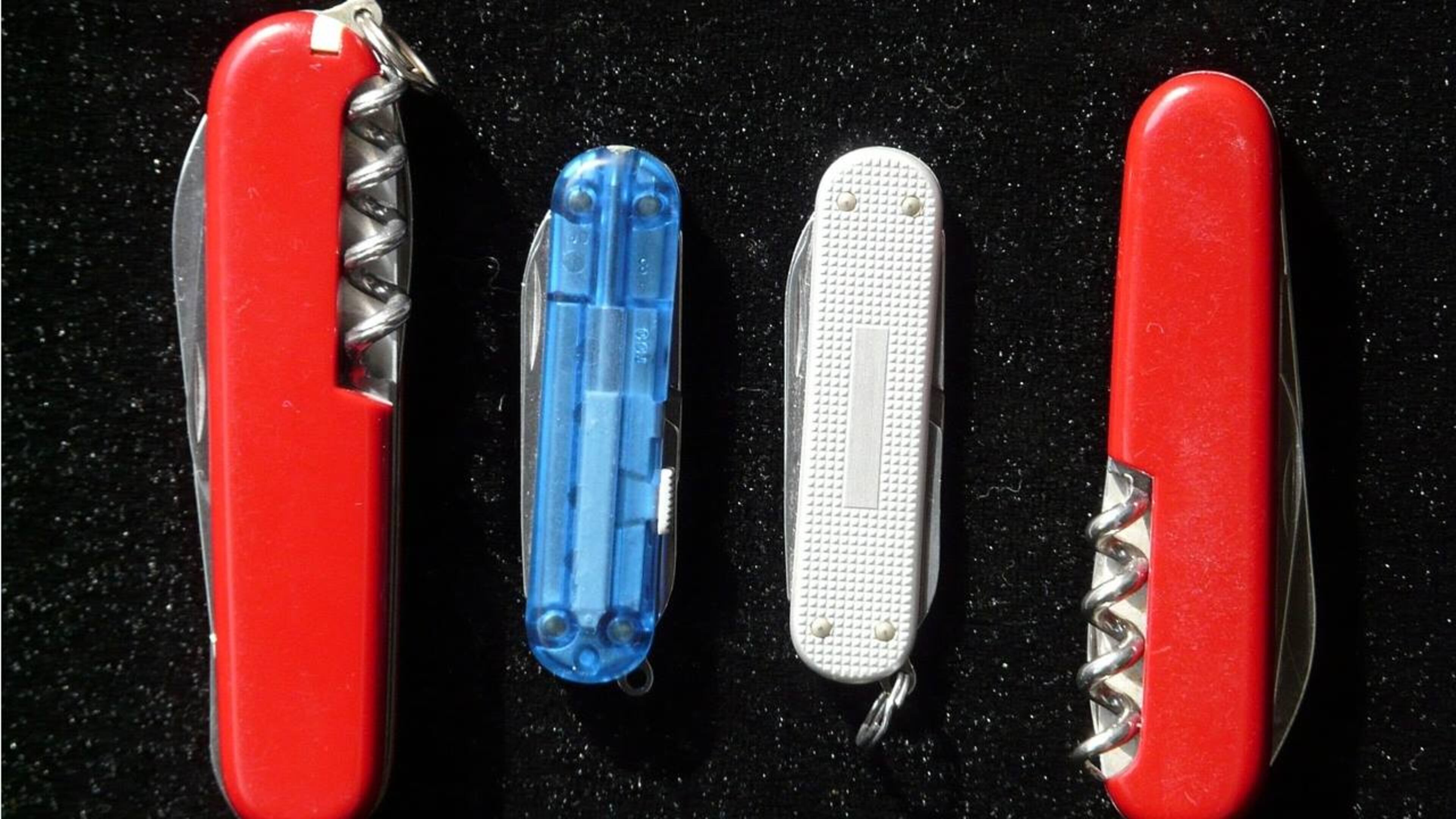 More than 600 knives, stun guns and other weapons were collected at a San Antonio food festival Sunday.