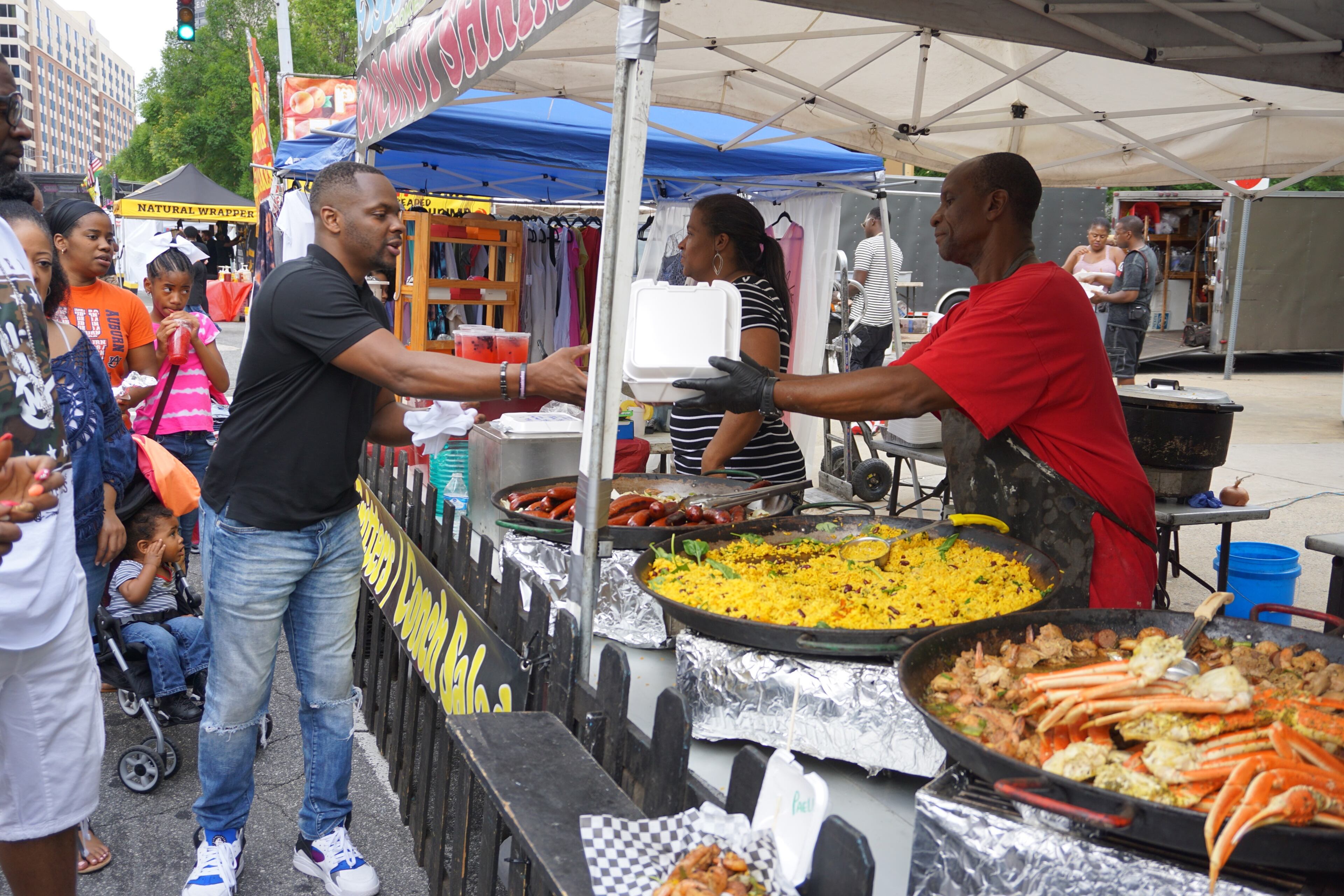 At the 2017 Sweet Auburn Springfest, hundreds of Atlantans came out to enjoy local food and live music at the multi-block event happening this weekend, May 13-14.