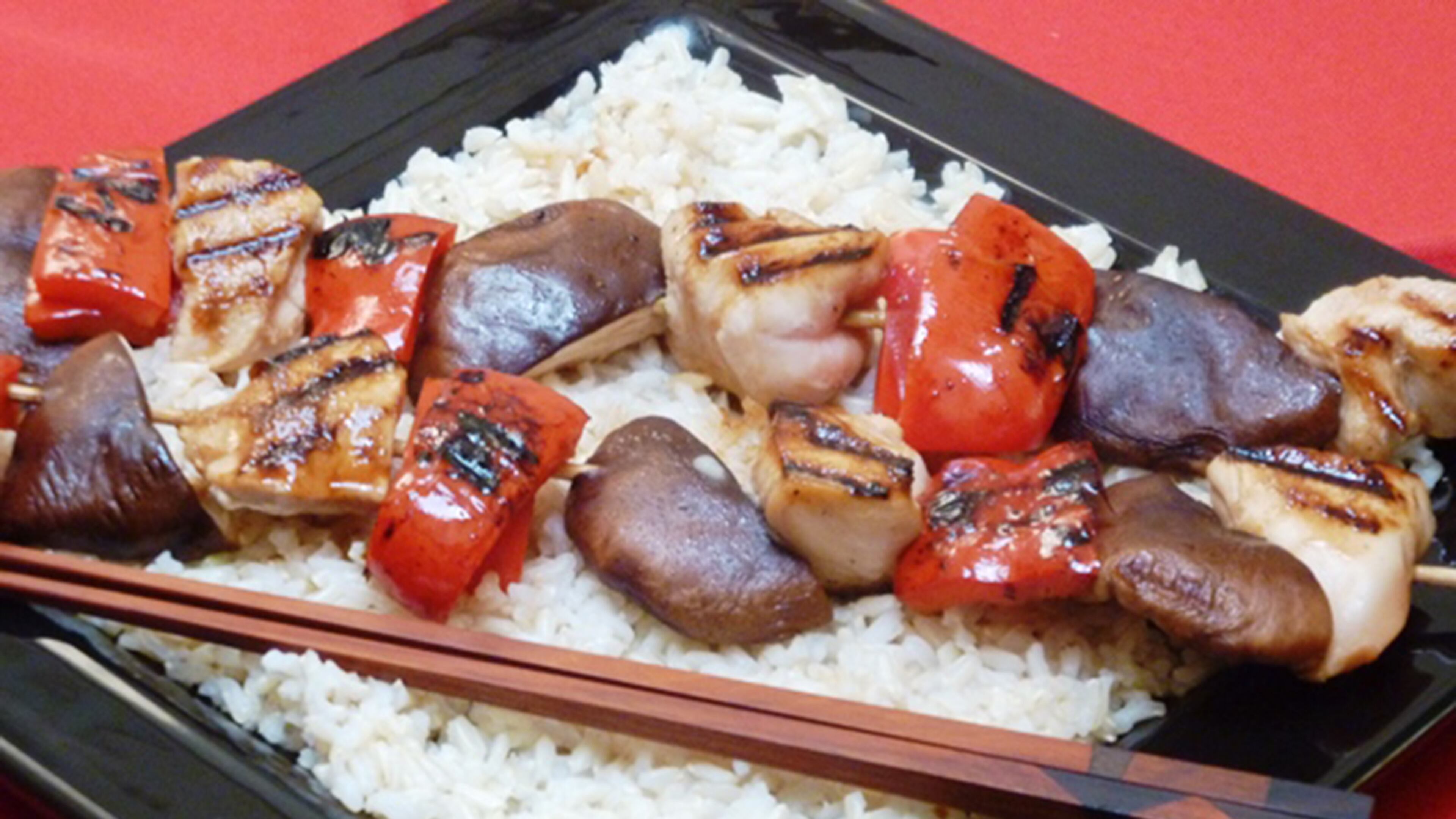 Chicken and Shiitake Yakitori (Japanese Grilled Chicken Skewers) can be made in 20 minutes. Linda Gassenheimer/TNS