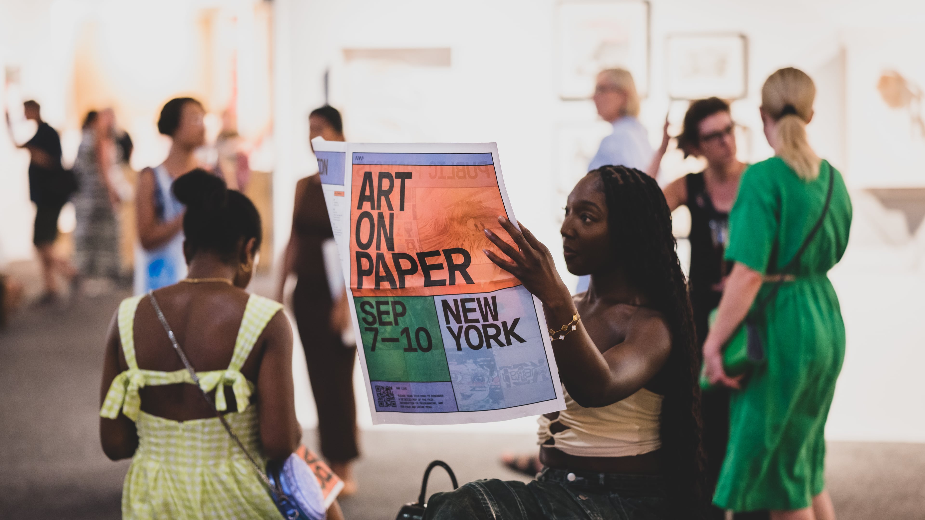 One of AMP's art fairs, New York City's Art on Paper.