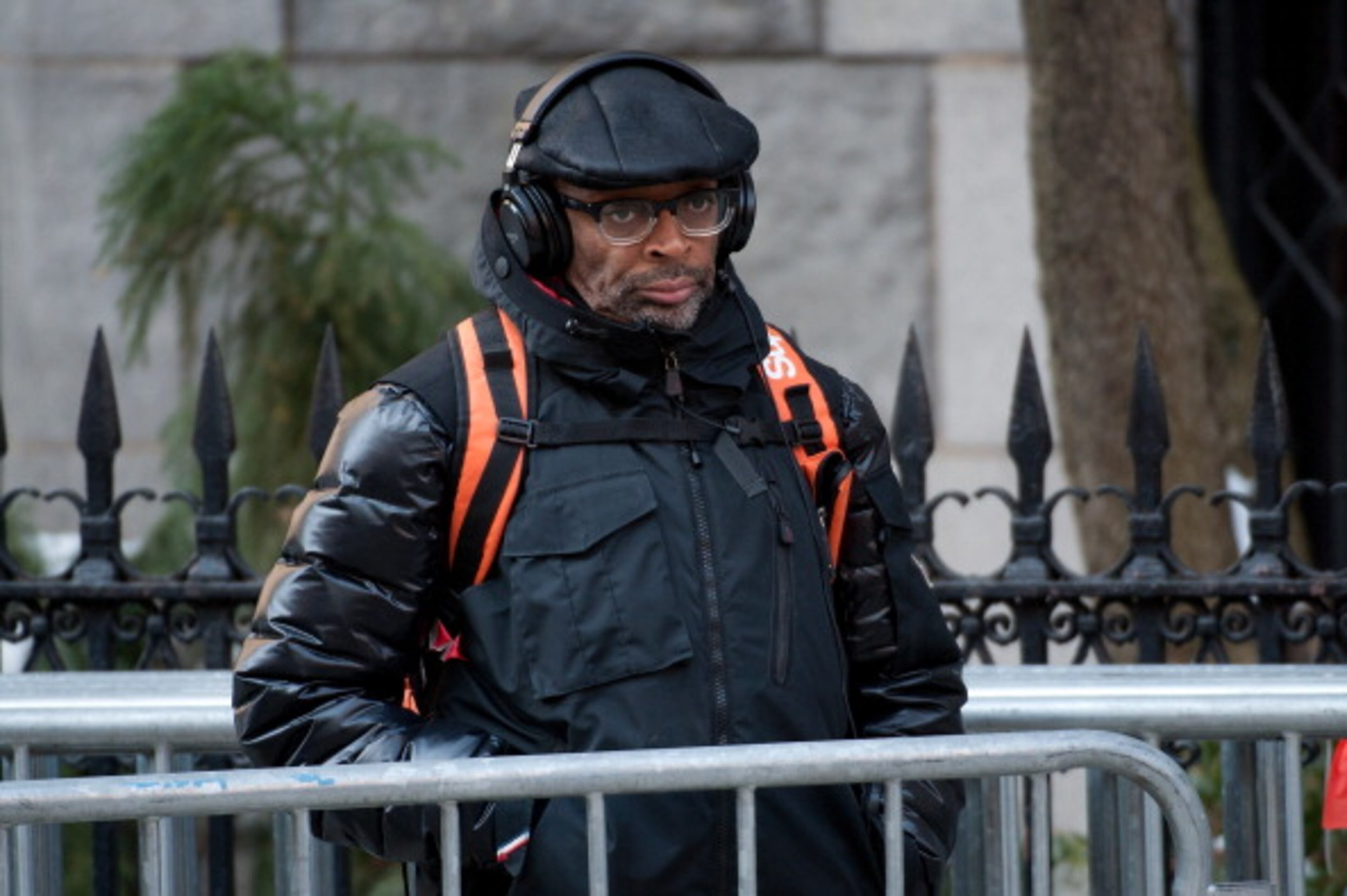 NEW YORK, NY - FEBRUARY 07: Spike Lee attends the funeral service for actor Philip Seymour Hoffman at St. Ignatius Of Loyola on February 7, 2014 in New York City. Hoffman died of an alleged drug overdose on February 1, 2014. (Photo by D Dipasupil/Getty Images)