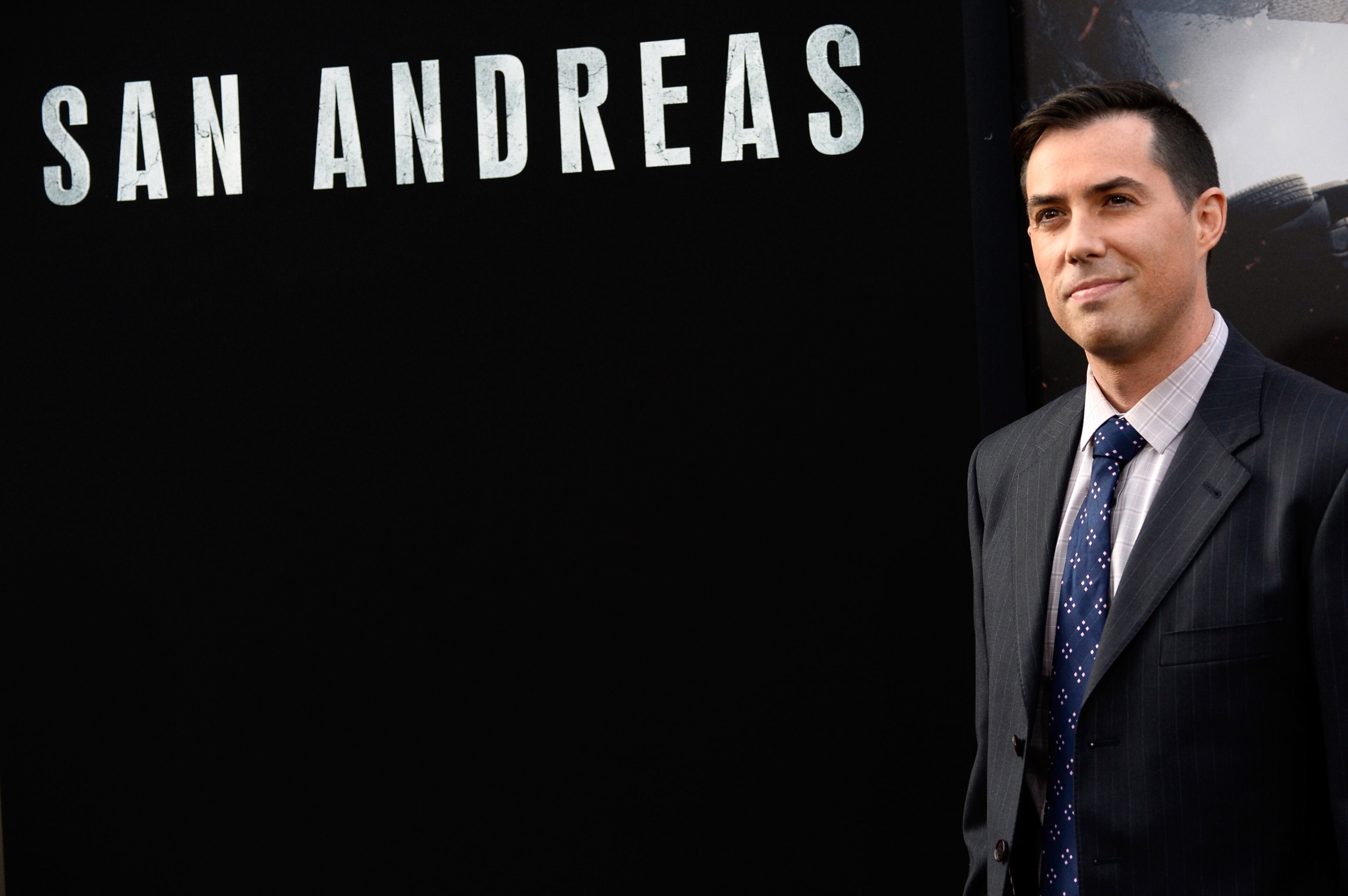 HOLLYWOOD, CA - MAY 26: Director Brad Peyton attends the premiere of Warner Bros. Pictures' "San Andreas" at the TCL Chinese Theatre on May 26, 2015 in Hollywood, California. (Photo by Frazer Harrison/Getty Images)