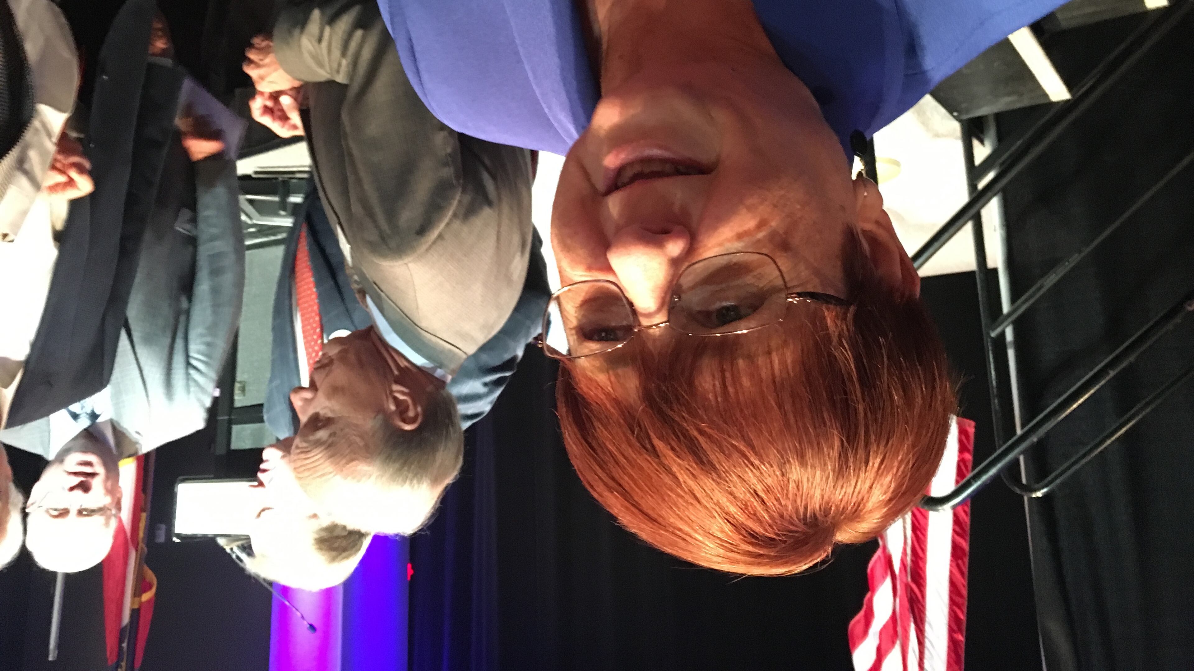 Gwinnett County Commissioner Chairman Charlotte Nash after her Thursday afternoon “state of the county” address. TYLER ESTEP / TYLER.ESTEP@AJC.COM