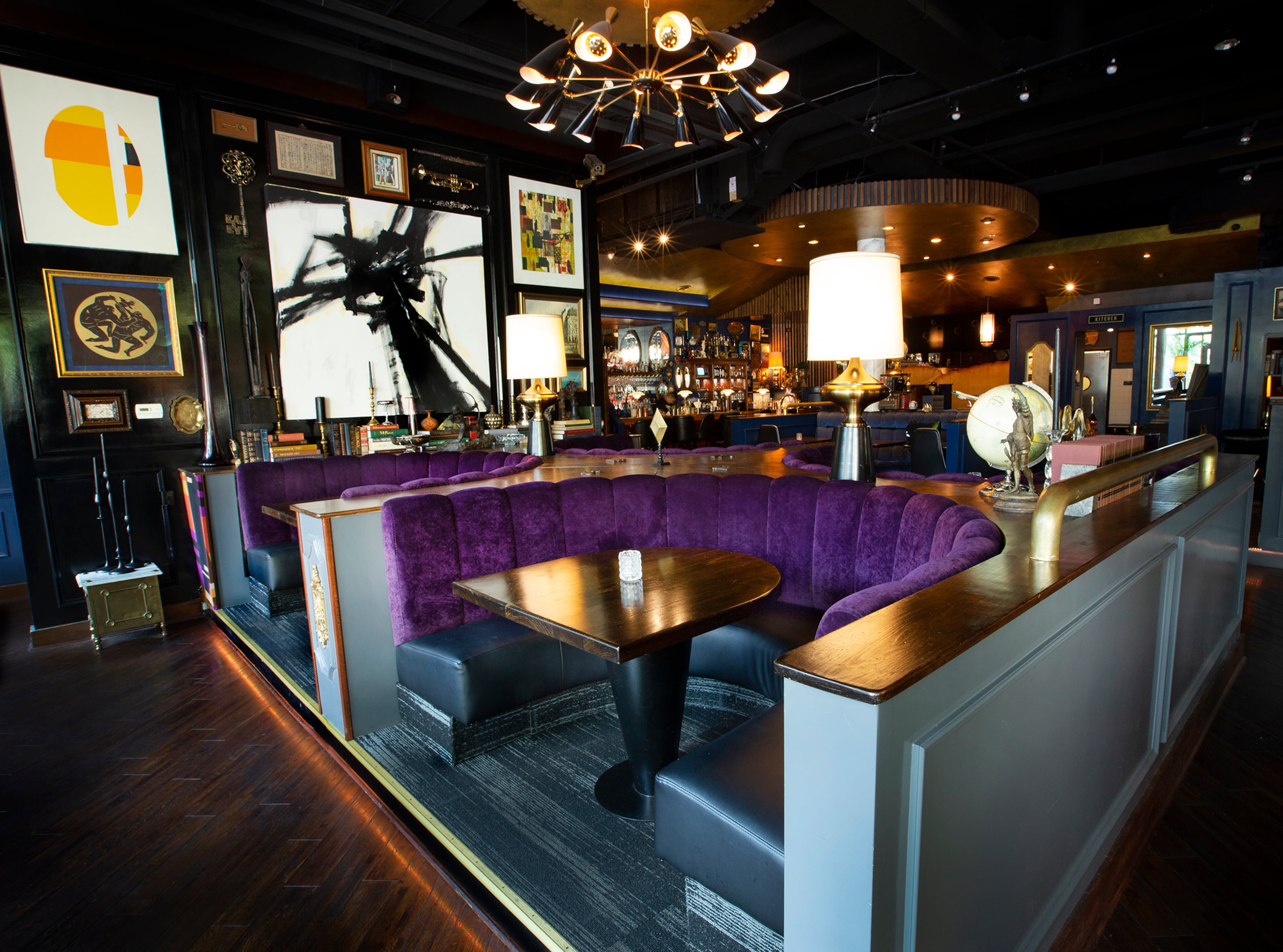 Douglas Hines, co-owner and interior designer of the Consulate, said it was difficult to set a budget for the restaurant's design because "I knew the art that I wanted was not going to be cheap." (Courtesy of the Consulate)