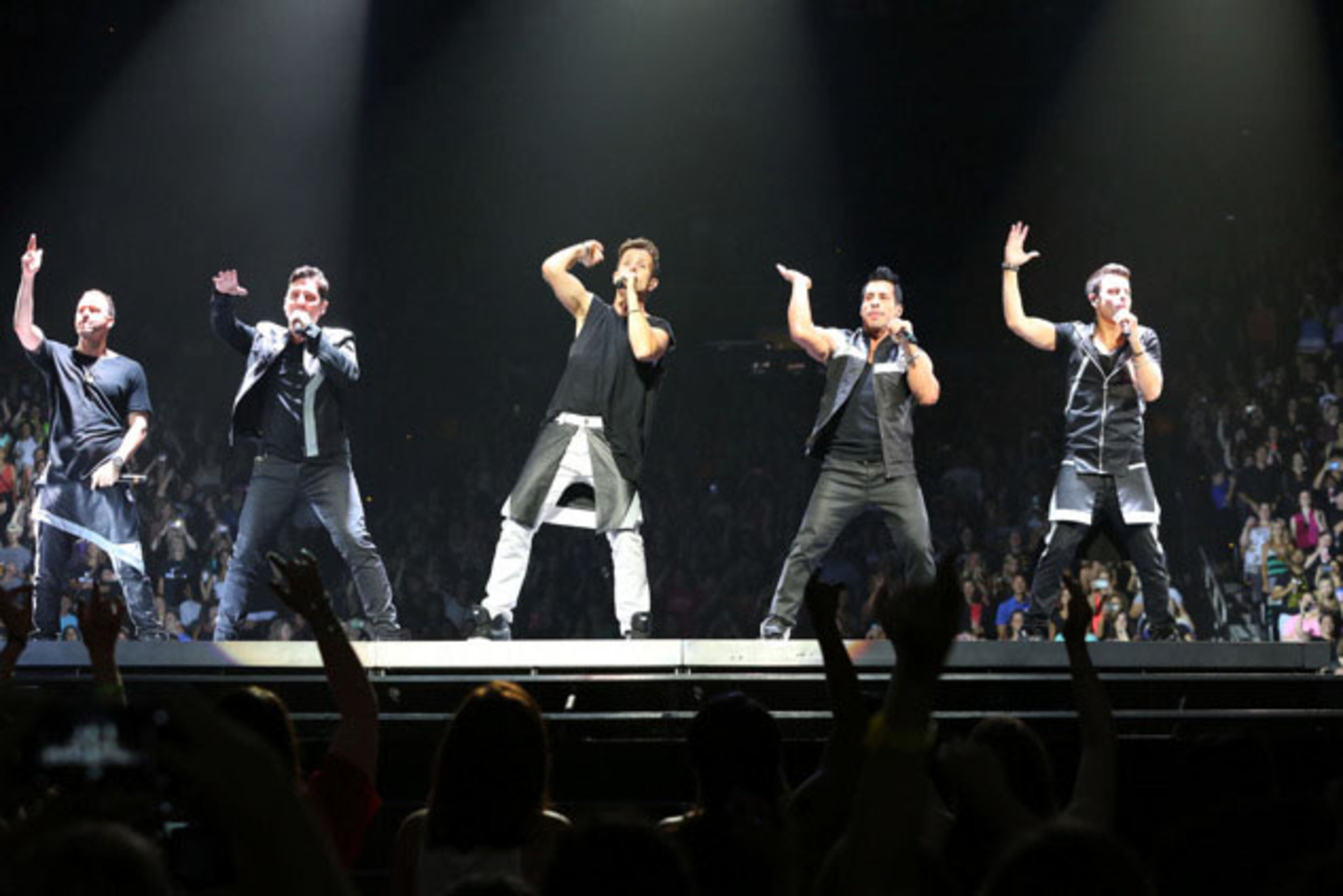 Boy band New Kids on the Block (also initialized as NKOTB) brought their "Main Event" tour to Philips Arena in Atlanta on Saturday, June 6, 2015, with TLC and Nelly as supporting acts. NKOTB were formed in 1984 in Boston by Maurice Starr, who had discovered New Edition, and went on to sell in excess of 80 million records worldwide. Robb D. Cohen/RobbsPhotos.com