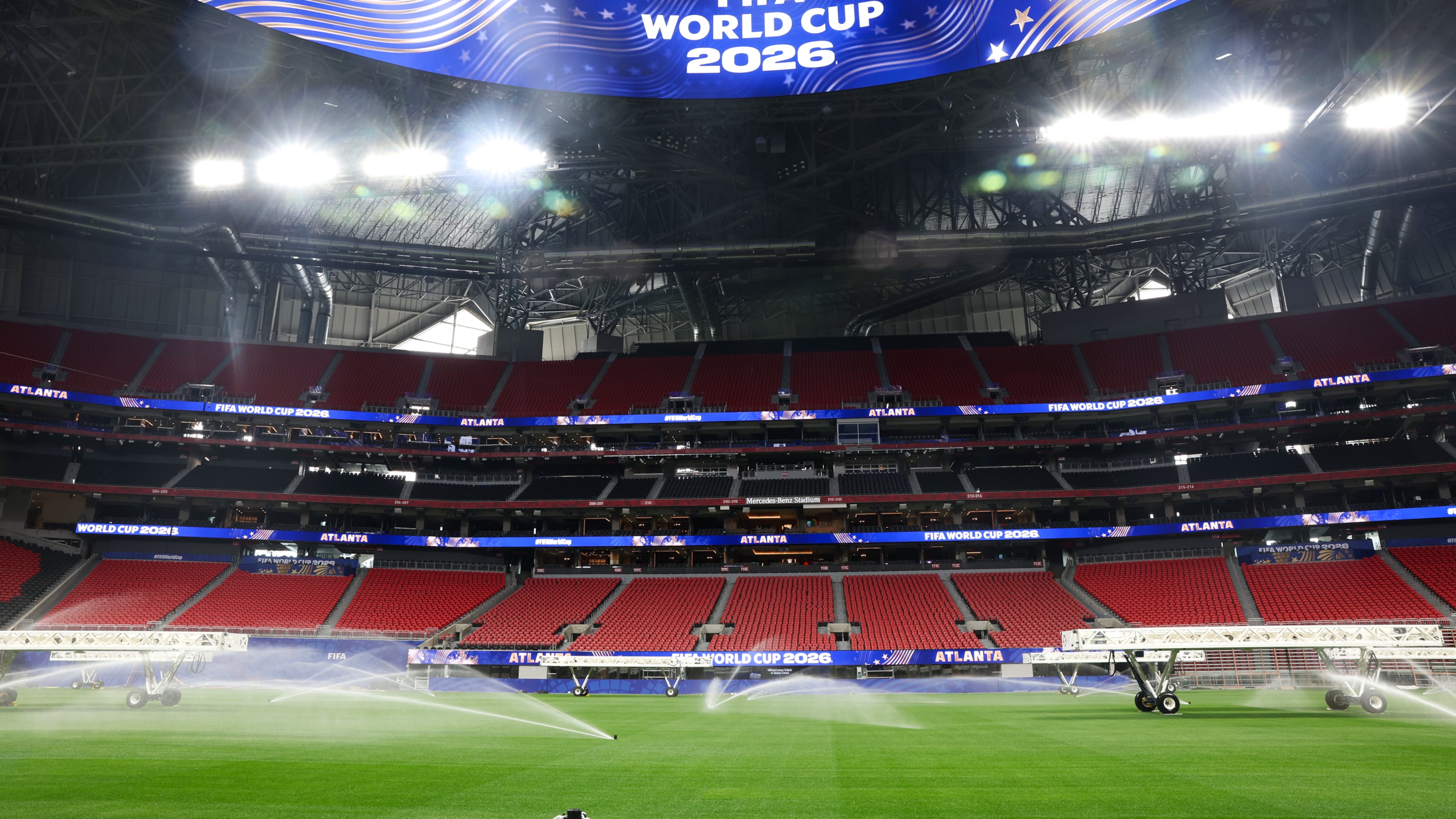 The Georgia World Congress Center Authority spent $612,000 on tickets to World Cup matches at Mercedes-Benz Stadium, which the agency owns. With prices starting at $596,000, the agency debated if it cost too much to book a suite in its own facility, before deciding to split the cost. (Arvin Temkar/AJC)