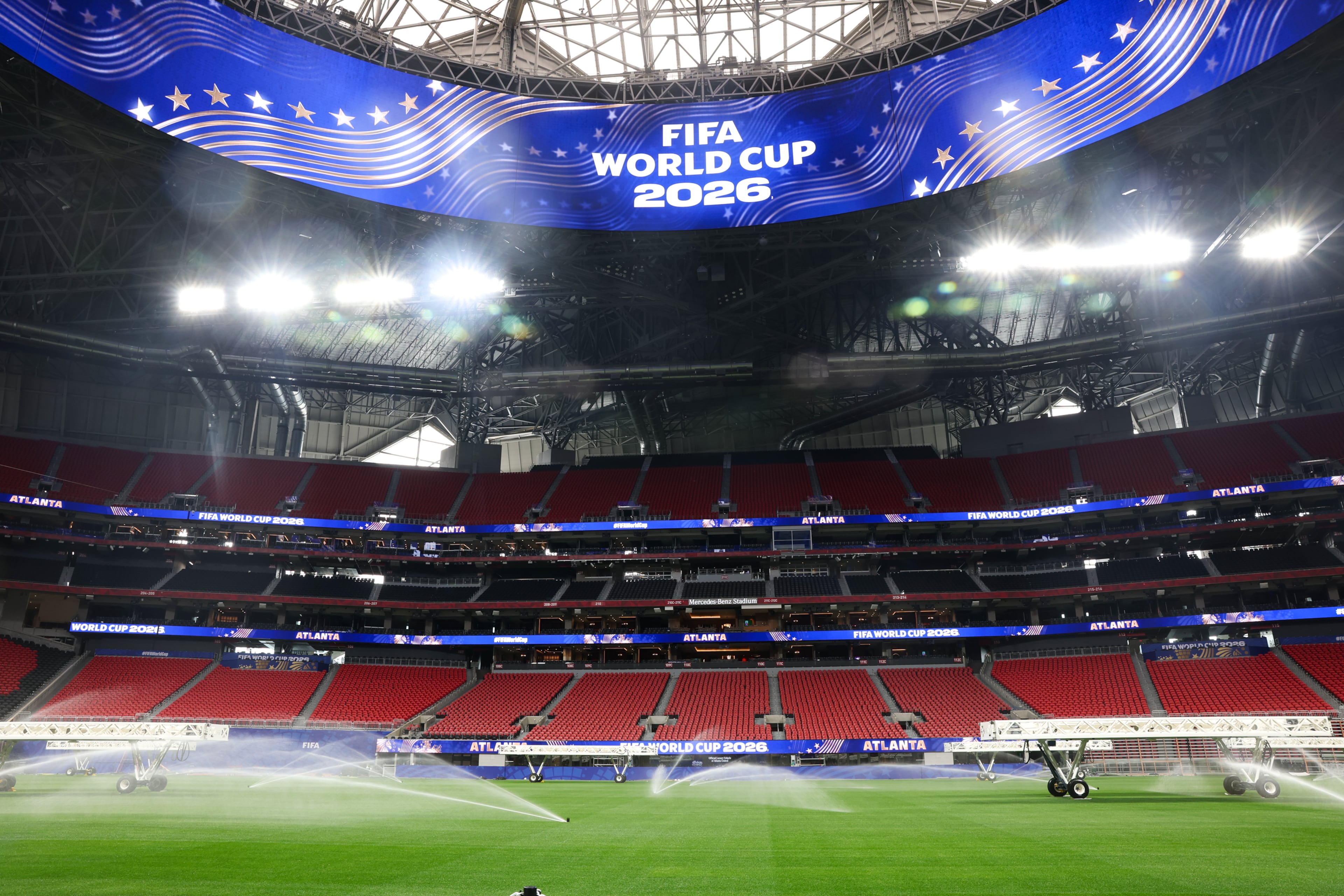 The Georgia World Congress Center Authority spent $612,000 on tickets to World Cup matches at Mercedes-Benz Stadium, which the agency owns. With prices starting at $596,000, the agency debated if it cost too much to book a suite in its own facility, before deciding to split the cost. (Arvin Temkar/AJC)