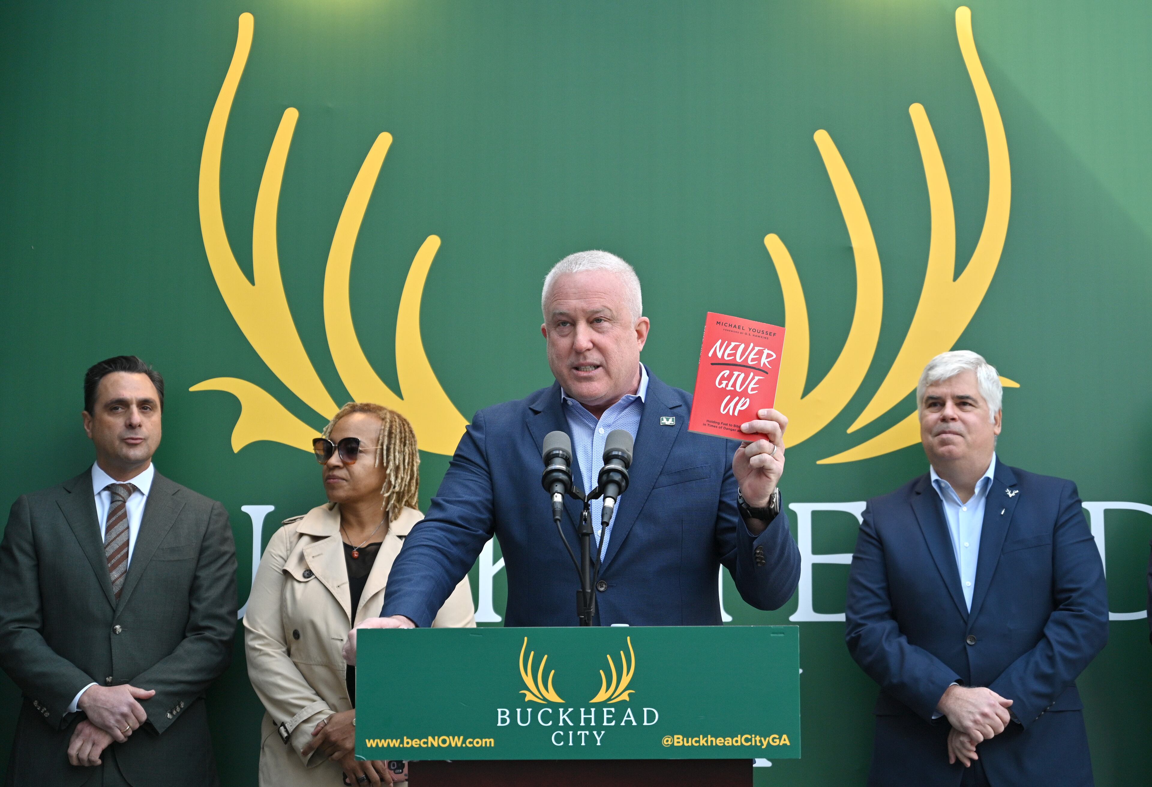 Bill White, the chief executive of the Buckhead City Committee, abandoned short-term efforts to break the wealthy Atlanta neighborhood off from the rest of the city. That followed Gov. Brian Kemp's work behind the scenes to stifle the secession effort. (Hyosub Shin / Hyosub.Shin@ajc.com)