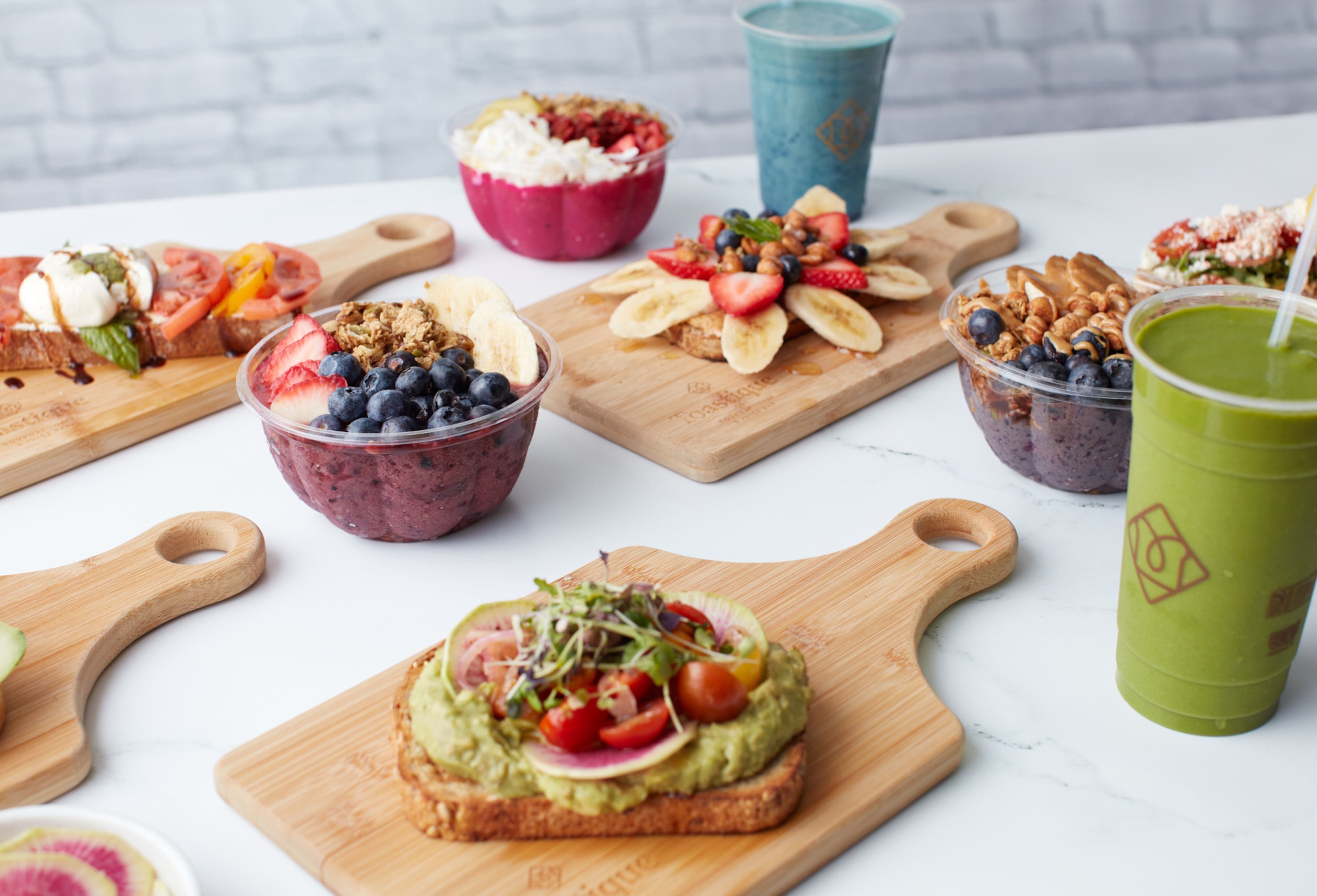 Menu items from Toastique. (Bryan Rowe/Courtesy of Toastique)