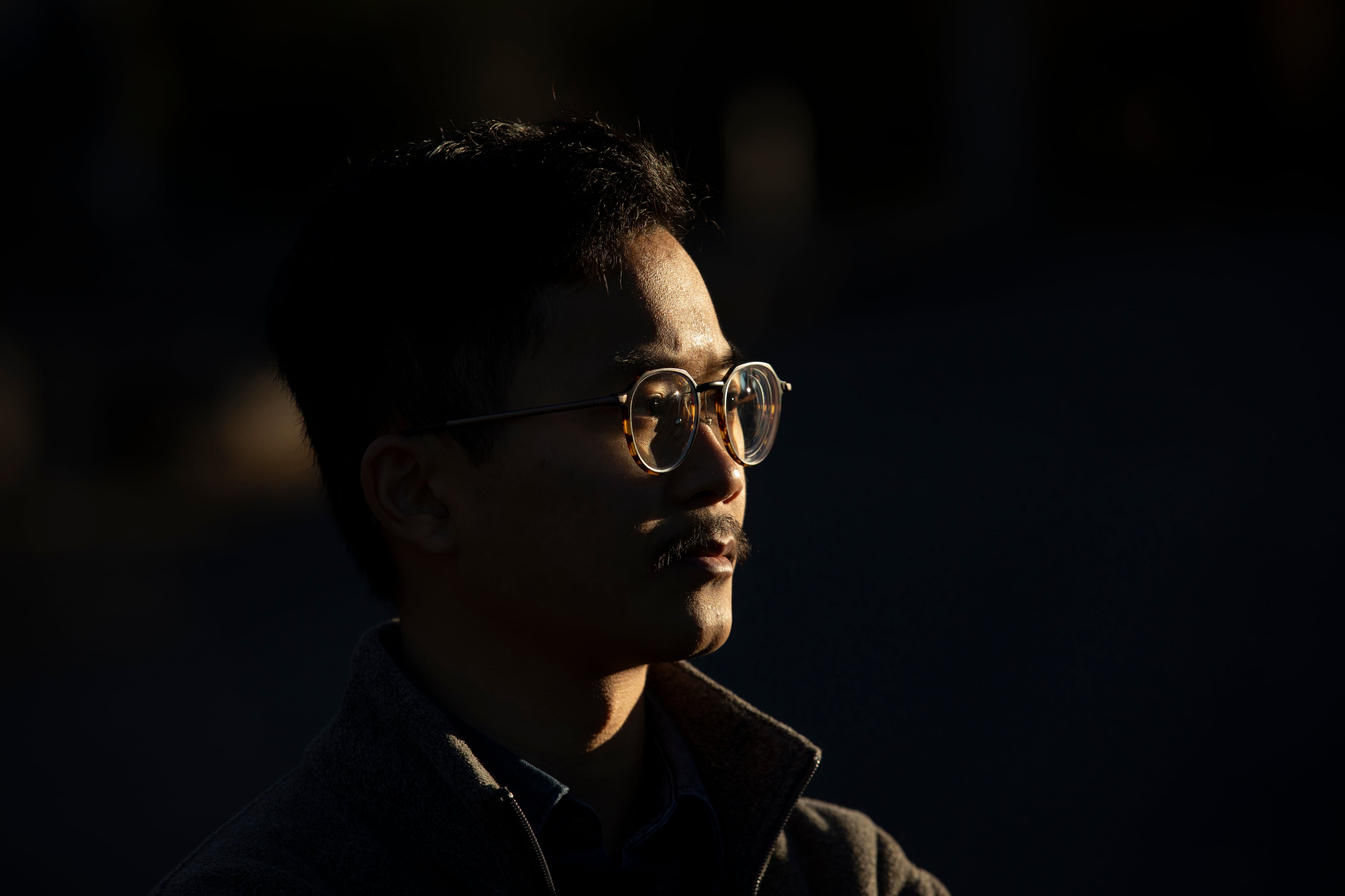 Alex Ip, publisher and editor of The Xylom, in Atlanta on Jan. 9, 2025. Media organizations are taking unusual steps to prepare for what they fear will be a legal and political onslaught from the new administration. (Kendrick Brinson/The New York Times)