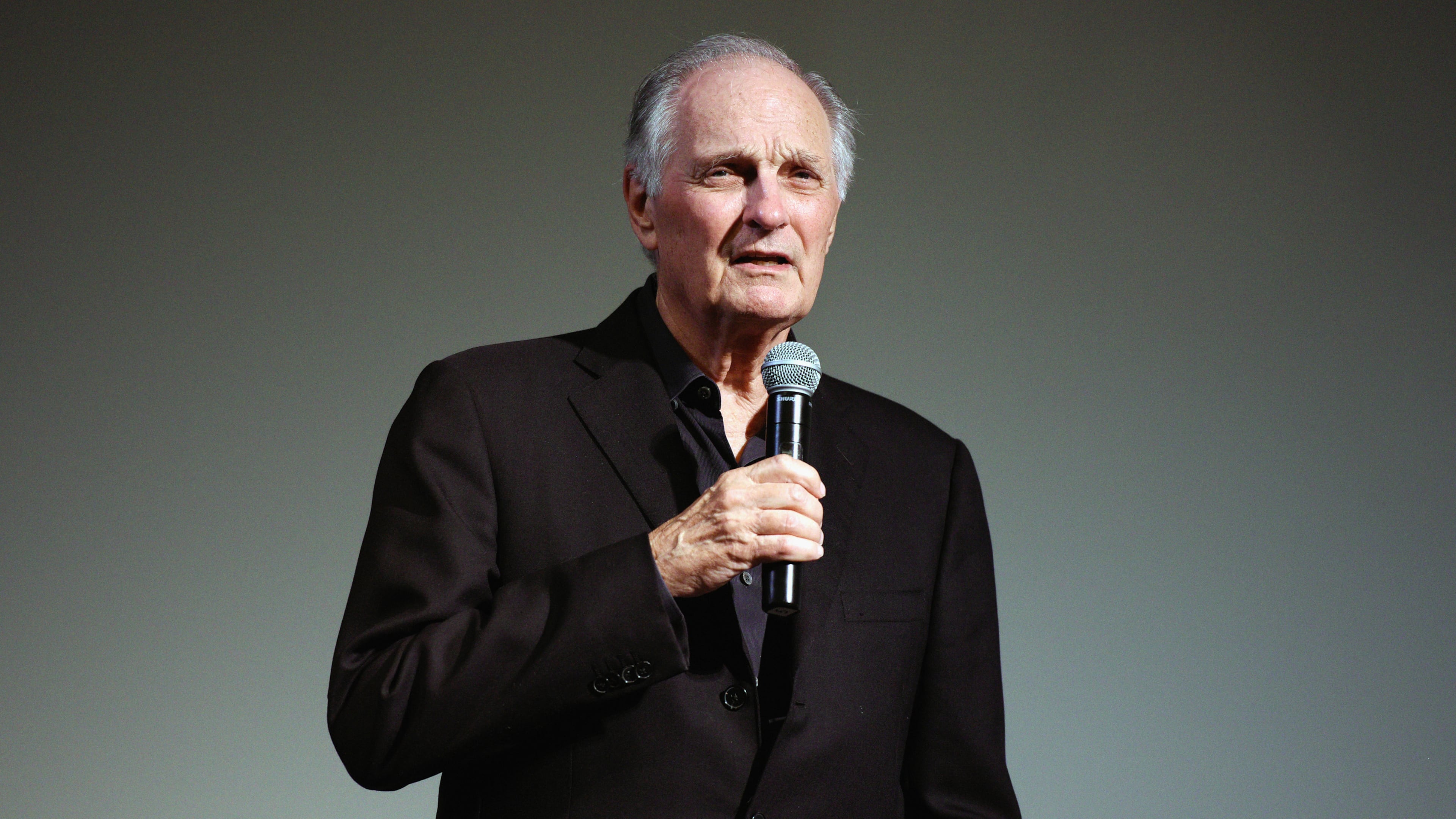 EAST HAMPTON, NY - OCTOBER 12: Actor Alan Alda speaks during 'Bridge Of Spies' Q&A on Day 5 of the 23rd Annual Hamptons International Film Festival on October 12, 2015 in East Hampton, New York. (Photo by Matthew Eisman/Getty Images for Hamptons International Film Festival)