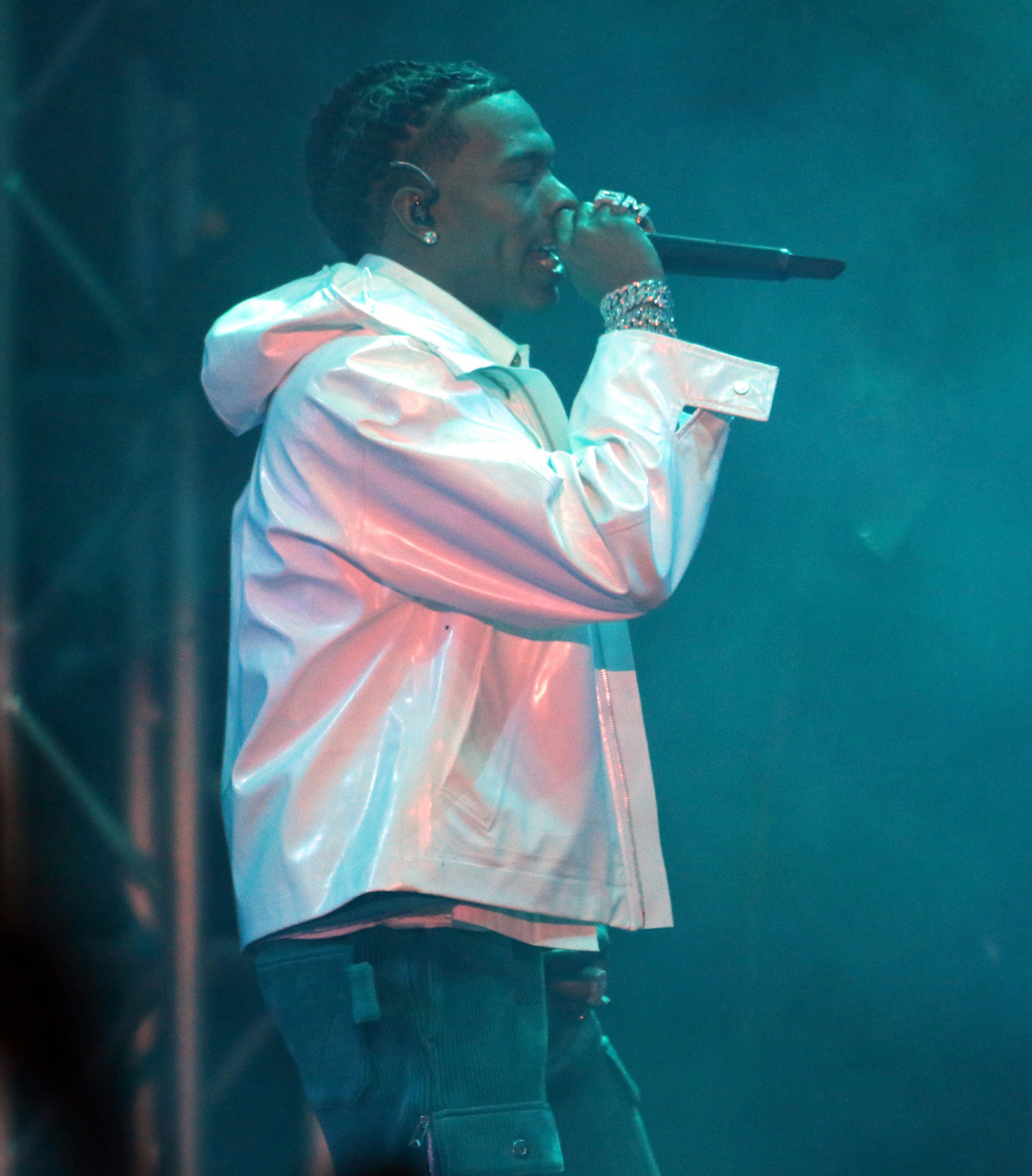 Atlanta native and Grammy nominee rapper Lil Baby brought bhis Back Outside Tour to sold out State Farm Arena on Sunday, December 12, 2021. Openers include Fredo Bang, Lakeyah, Madmarcc, Lil Keed and Akeem Ali.
Robb Cohen for the Atlanta Journal-Constitution