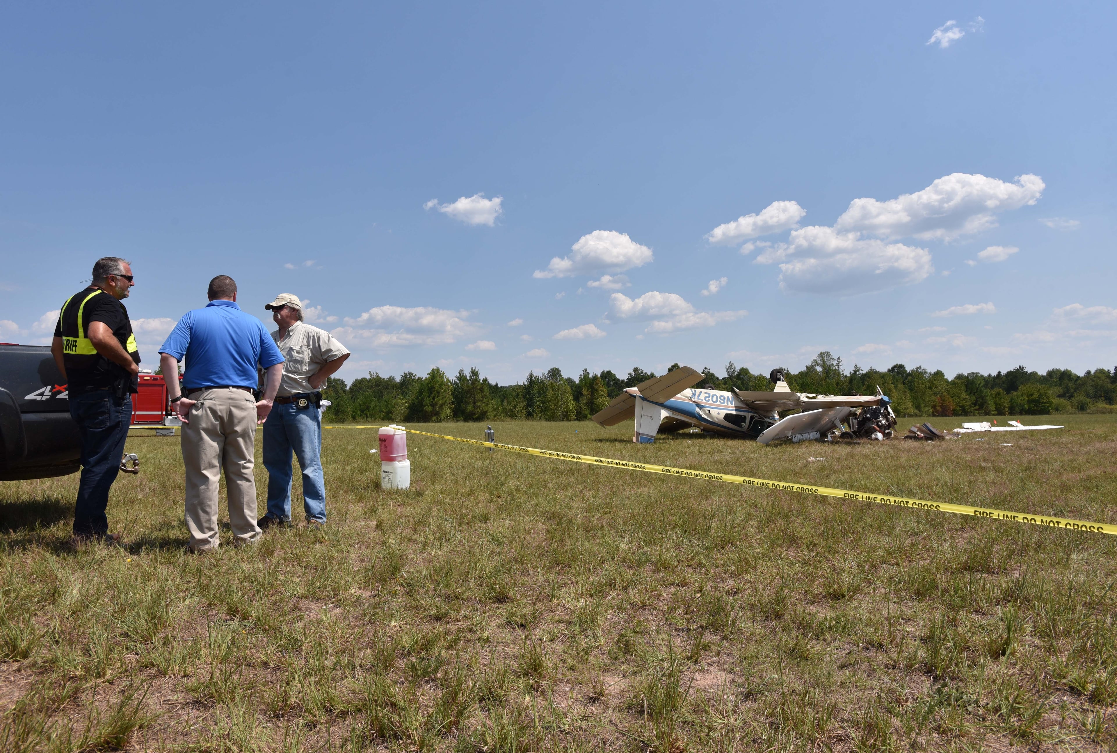 Three people died after two planes collided at West Georgia Airport in Carroll County on Wednesday, September 7, 2016. One aircraft was a Diamond Aircraft DA20C1 and the other was a Beech F33A, Channel 2 reported. The airport has no air-traffic controllers, and no control tower, Channel 2 reported. Pilots communicate on a shared frequency. The FAA will investigate and the NTSB will determine the cause of the accident. HYOSUB SHIN / HSHIN@AJC.COM