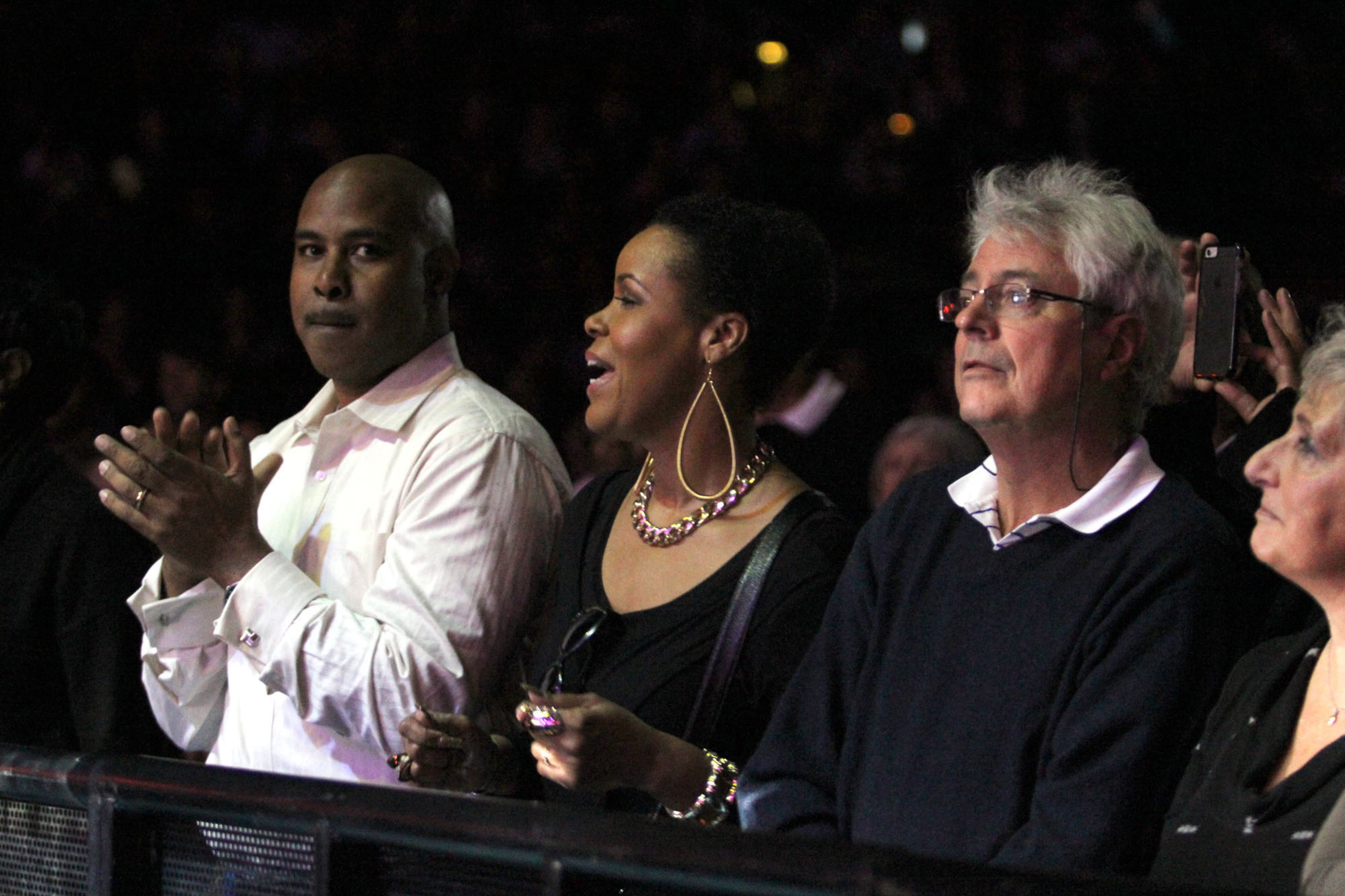 Stevie Wonder brings the sold-out audience to its feet performing from his rich catalog of music from "Songs in the Key of Life," at Philips Arena. (Akili-Casundria Ramsess/Special to the AJC)