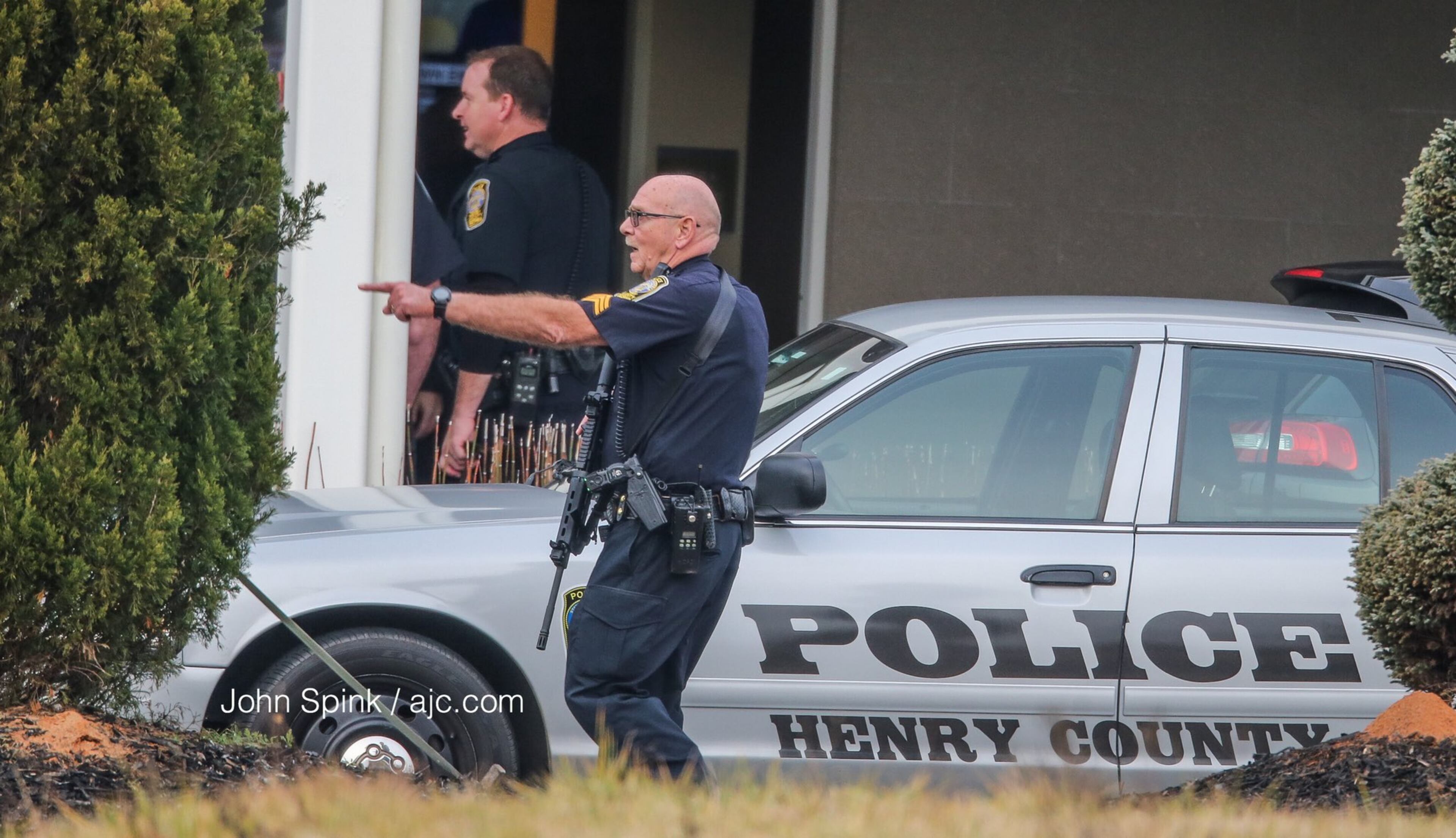 Henry County police are investigating after an armed man walked into the Home2 Suites by Hilton near McDonough with firearms. JOHN SPINK / JSPINK@AJC.COM