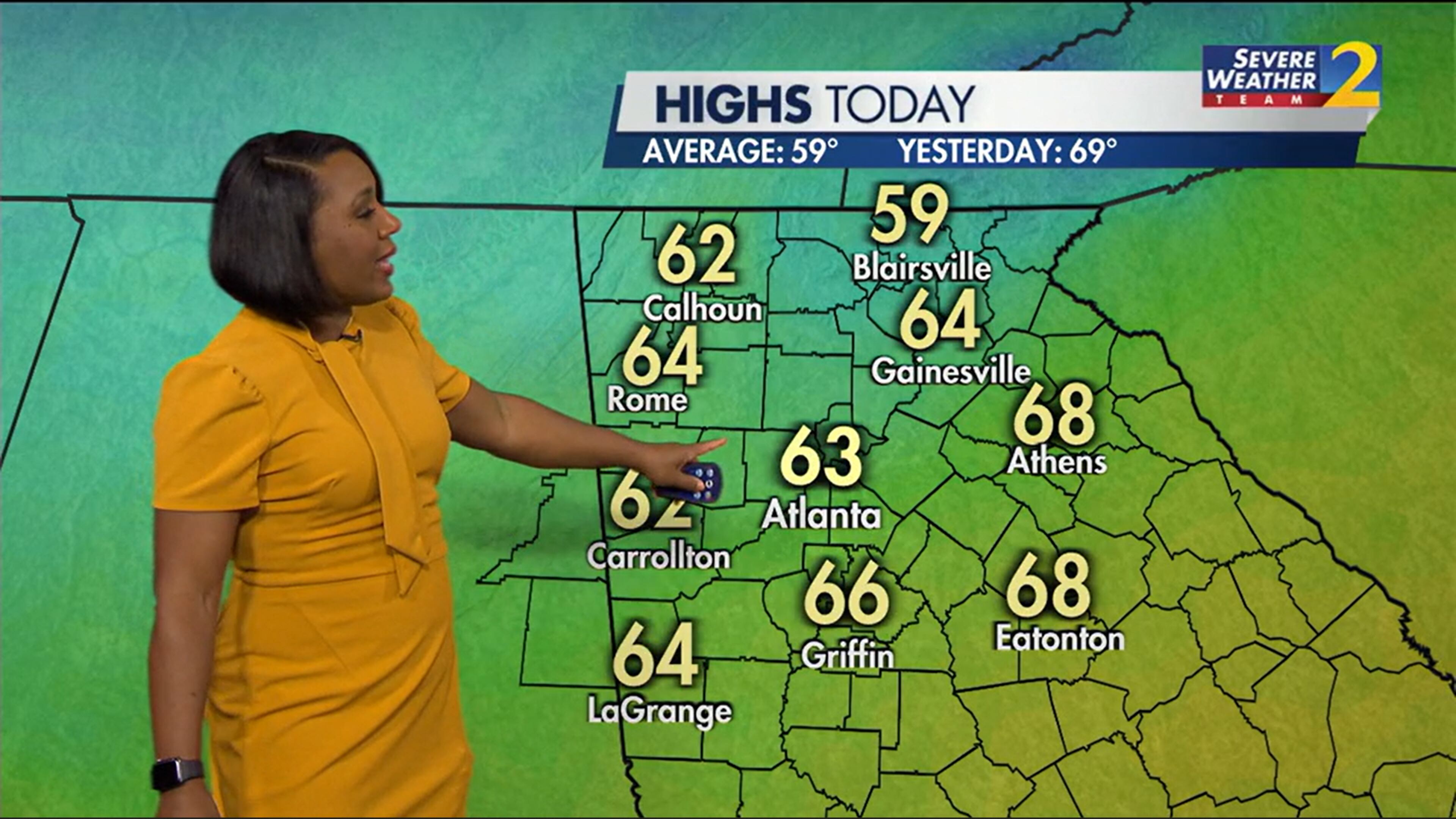 Bright, breezy day in store Monday