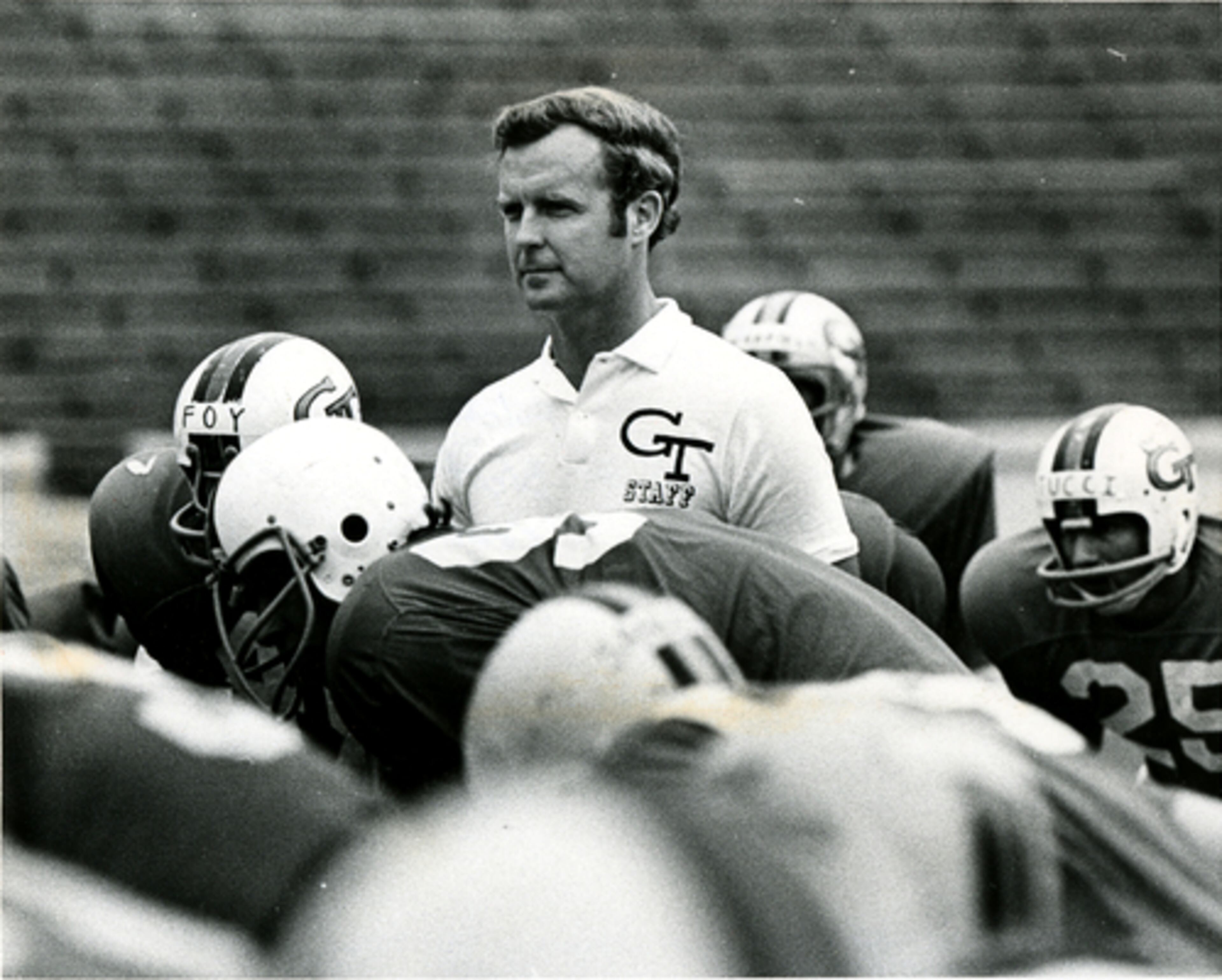 Bill Fulcher appeared to be a ray of hope following Bud Carson. But after two season, things had gotten out of hand for the Tech alum. He benched his quarterback over tickets, Jesse Jackson protested and Tech fans were none too pleased. And neither was Fulcher (12-10-1, 1972-1973), so he quit.