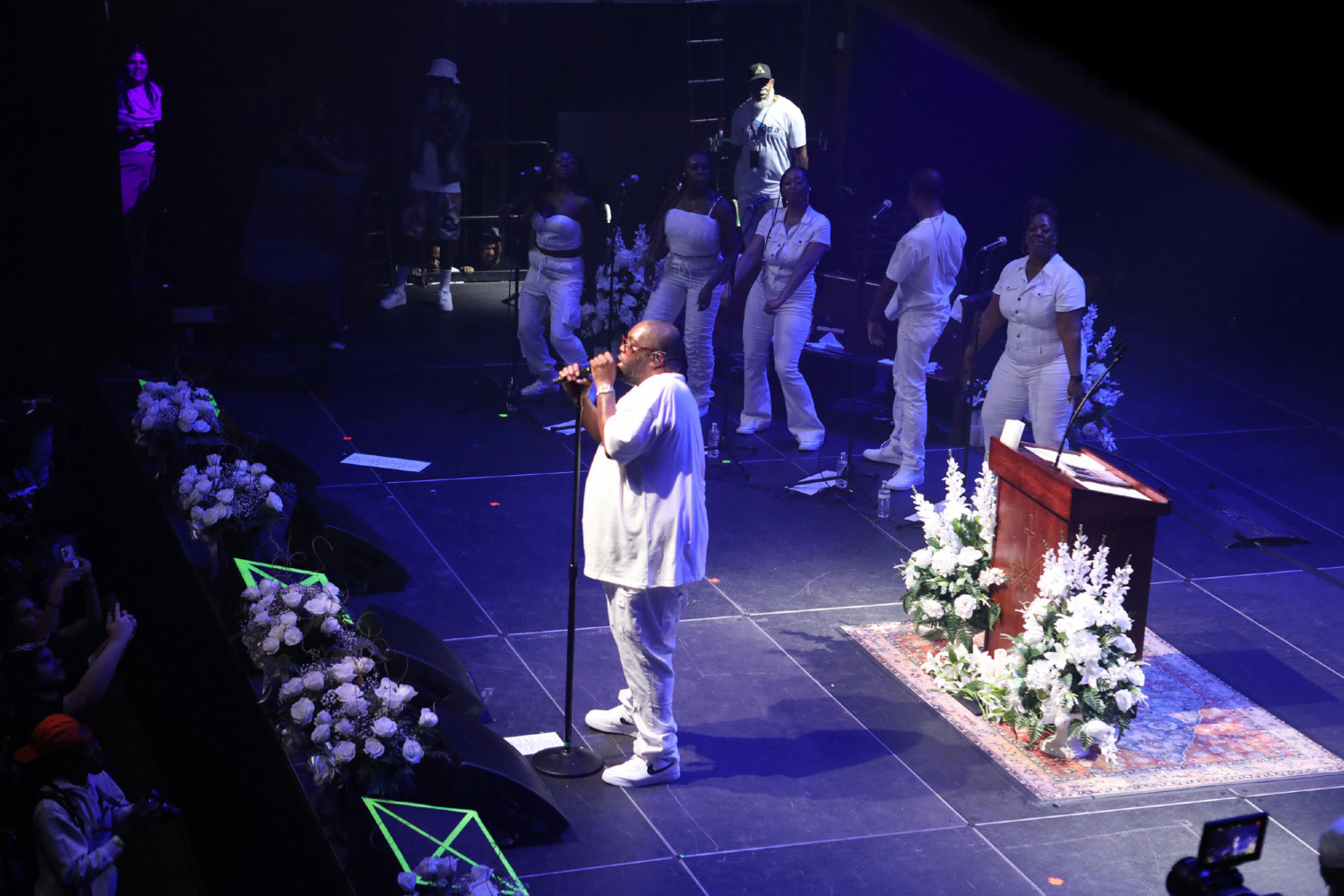 Atlanta native Killer Mike energized the sold-out Tabernacle on Thursday, July 13, 2023. Robb Cohen for the Atlanta Journal-Constitution