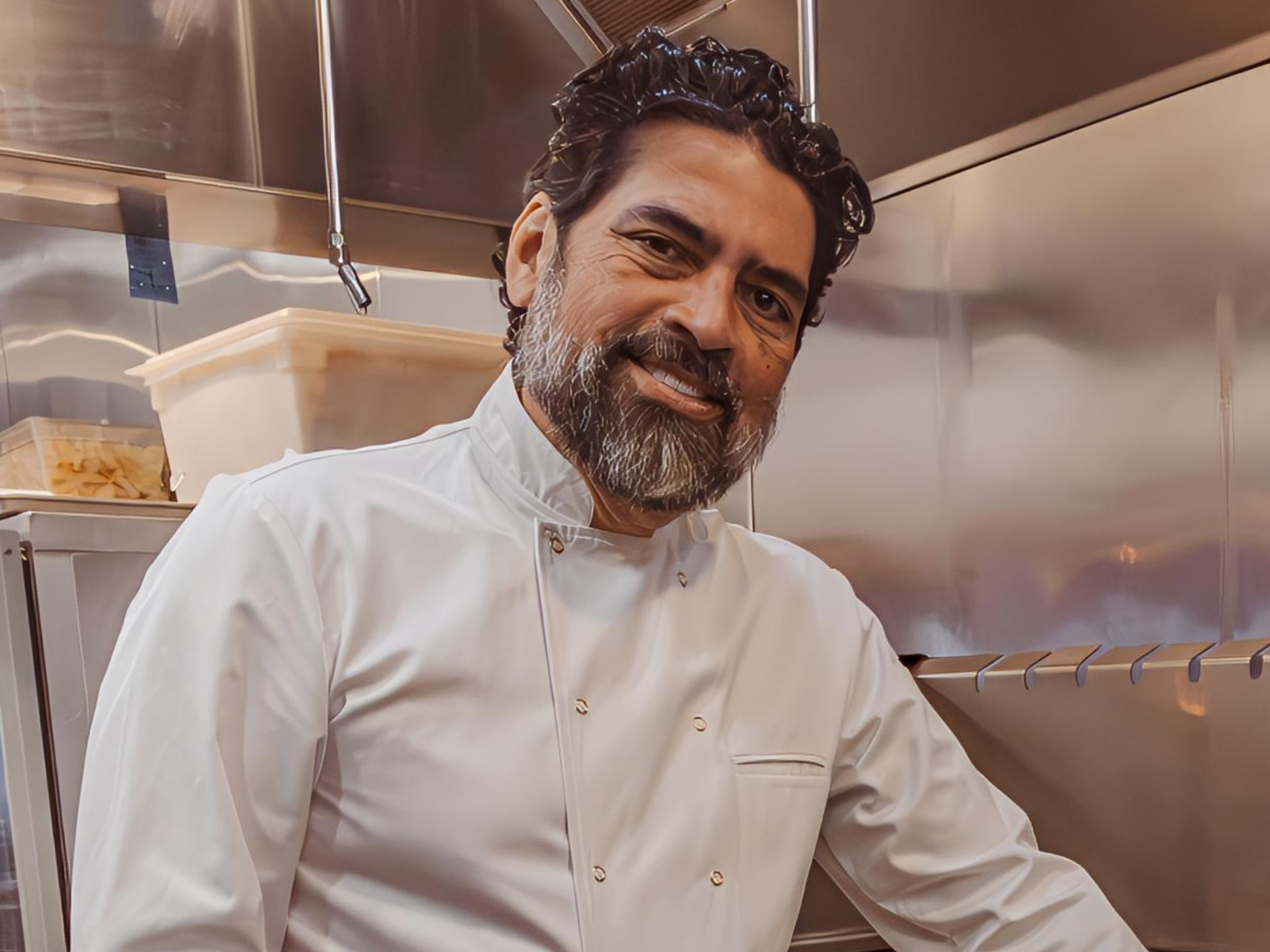 Chef Hector Santiago in his kitchen. (Courtesy)
