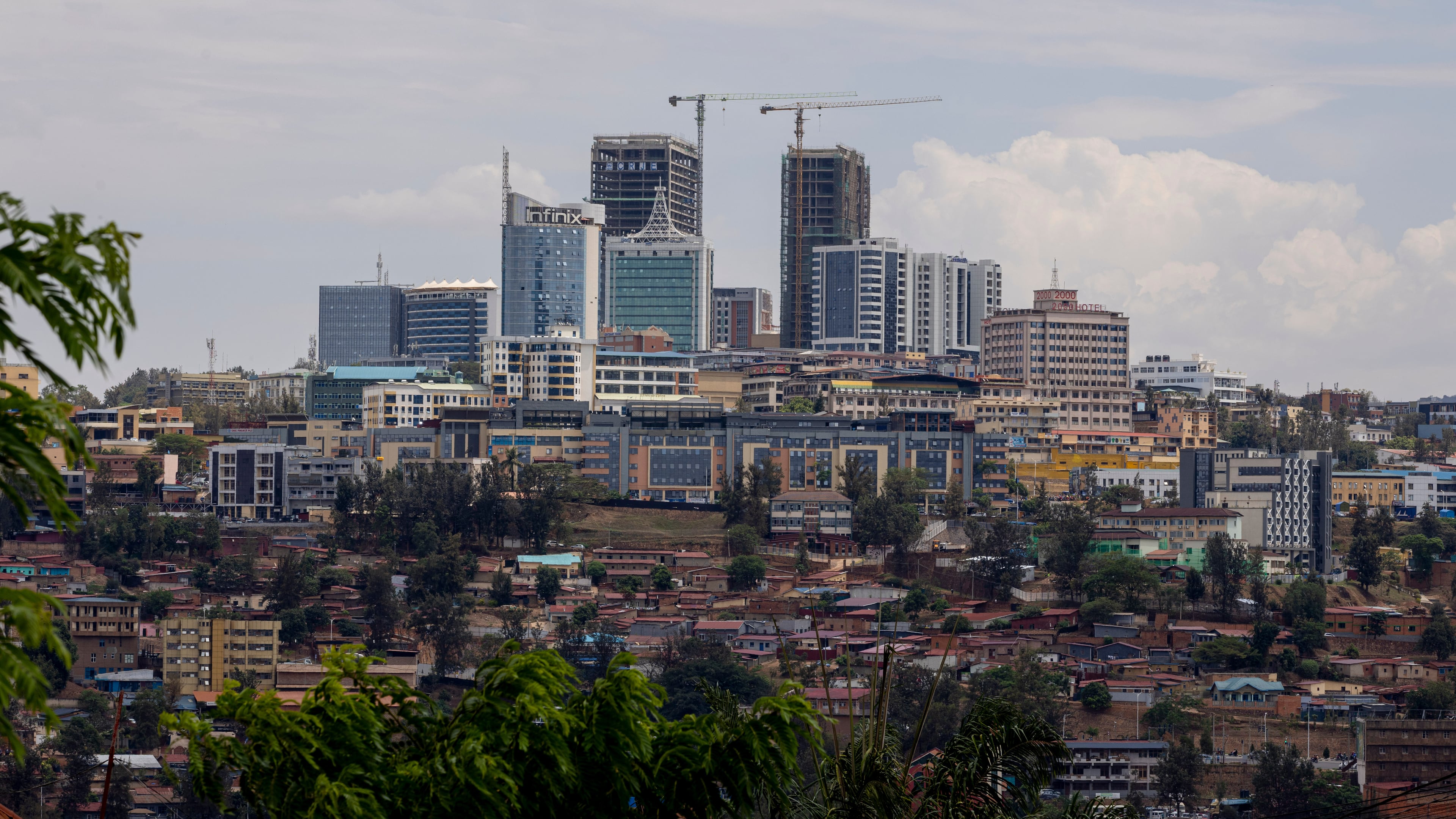 A view of the Kigali, Rwanda, Tuesday, Oct. 13, 2026. (AP Photo/Yuhi Irakiza)
