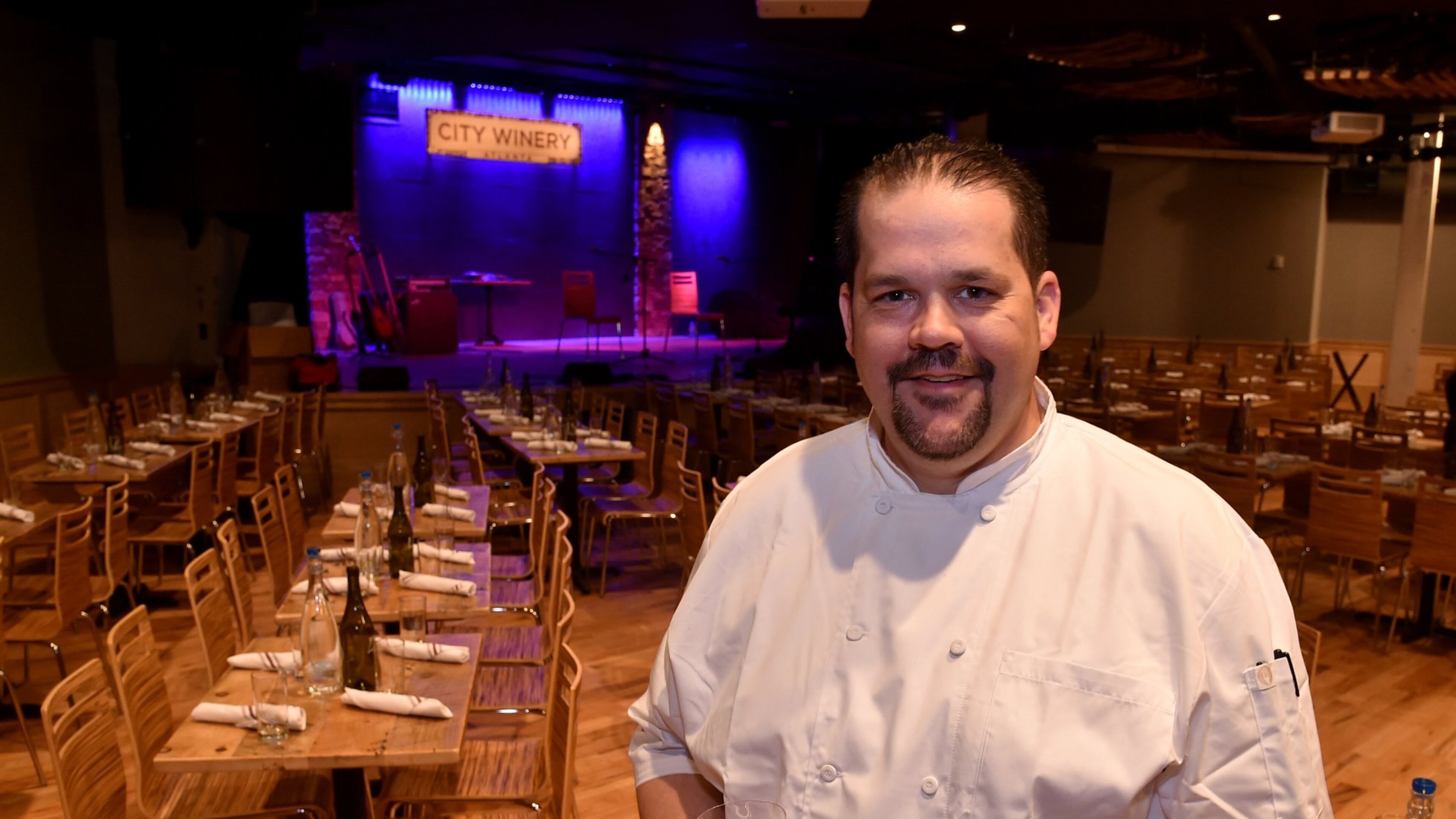 City Winery’s executive chef is Jeffrey McGar, who has worked in venues that include the Atlanta Events Center at Opera, the Atlanta Improv, Czar Ice Bar and Cellar 56. Most recently, McGar served as culinary director at Club Magnolia at the Masters tournament. BRANT SANDERLIN/BSANDERLIN@AJC.COM