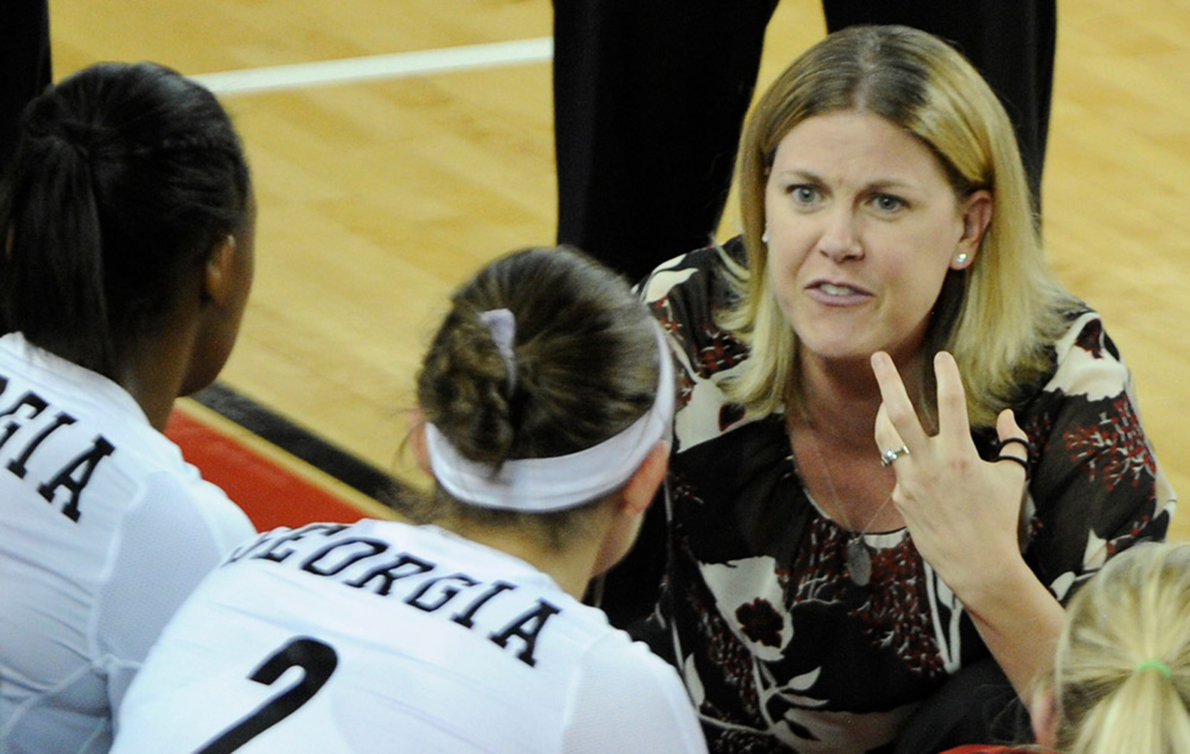 Lizzy Stemke women's volleyball: Greg McGarity hired Lizzy Stemke, who had been a Nebraska assistant, in 2010 to replace Joel McCartney as women's volleyball coach. Stemke (66-87) was the first hire made by McGarity at Georgia. The Bulldogs have had one winning season under Stemke. The 2015 squad went 5-25 on the season - 0-18 in the SEC.