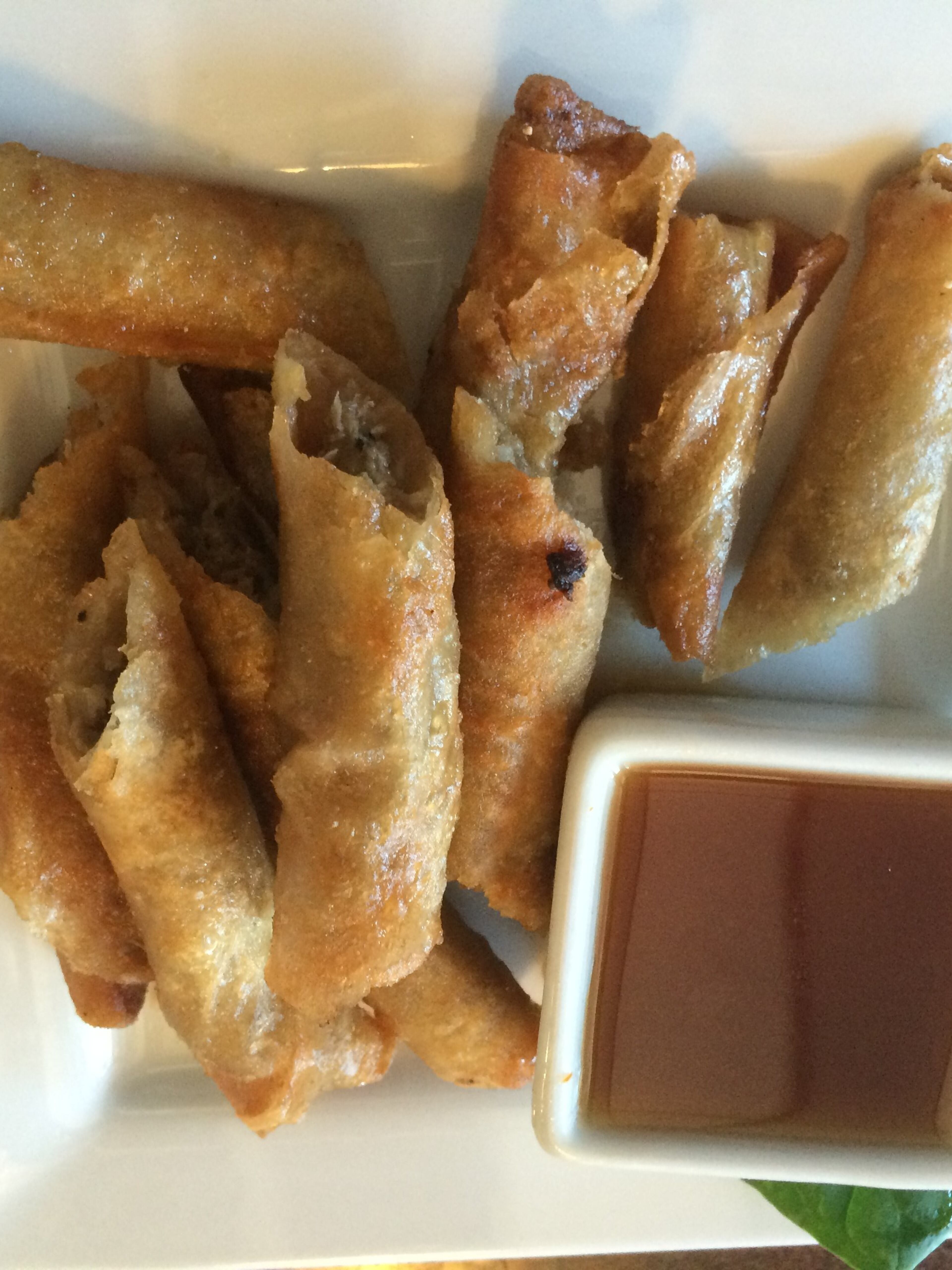 Lumpia, Filipino egg rolls, are a must-try among the appetizers at Rico's World Kitchen in Buford. Read more about Rico's World Kitchen and five other Gwinnett restaurant to try. (Photo credit: Ligaya Figueras)