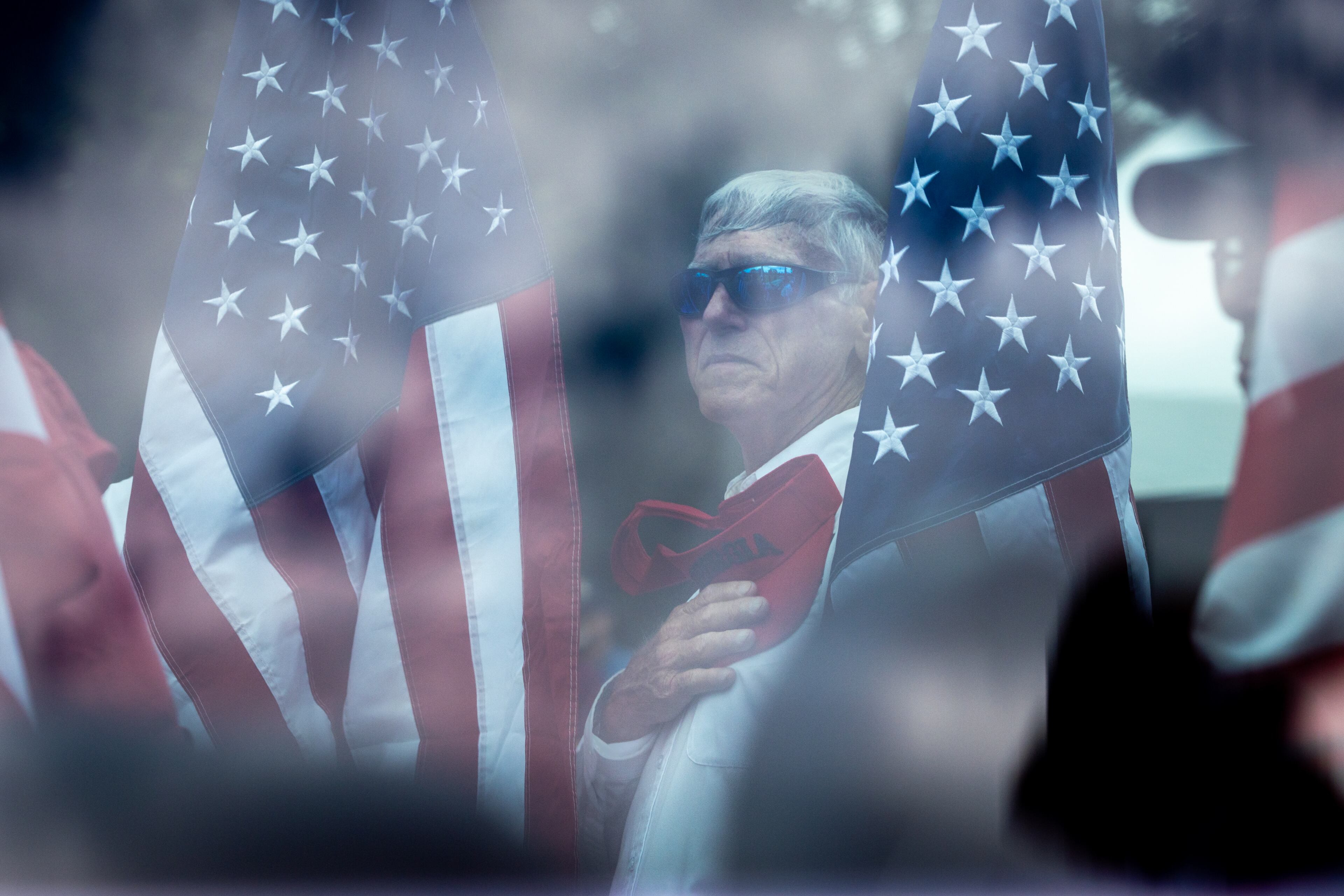 People pay respects to Medal of Honor recipient Luther Story, who was reintered with military honors at Andersonville National Cemetery on Memorial Day, Monday, May 29, 2023. The Korean War hero was initially unidentified and buried as an unknown soldier at the National Memorial Cemetery of the Pacific in Honolulu. (Arvin Temkar / arvin.temkar@ajc.com)