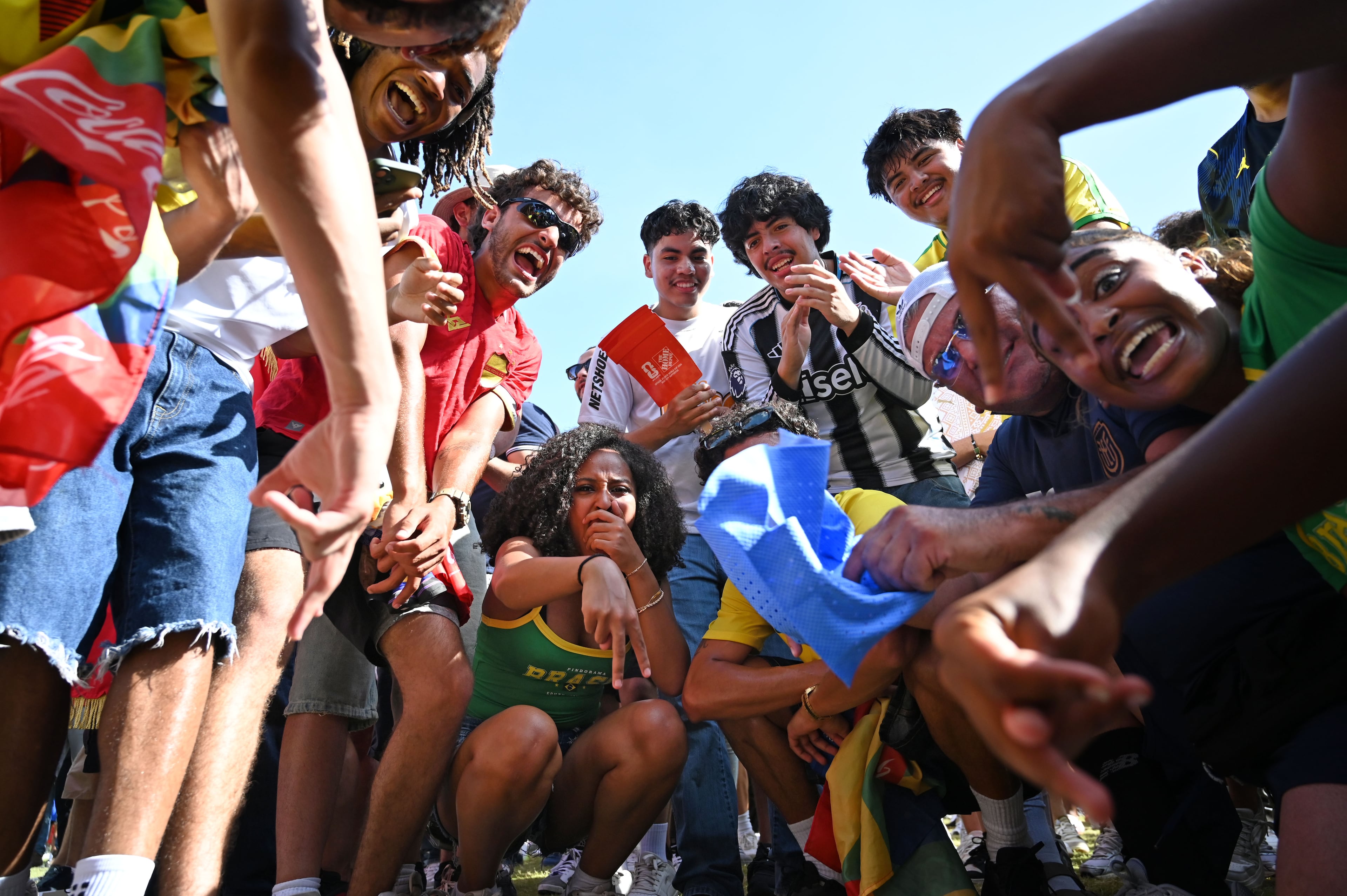 The FIFA Fan Festival is now open downtown, and it hosted a heck of a watch party for this weekend's Morocco-Brazil game. (Hyosub Shin/AJC)
